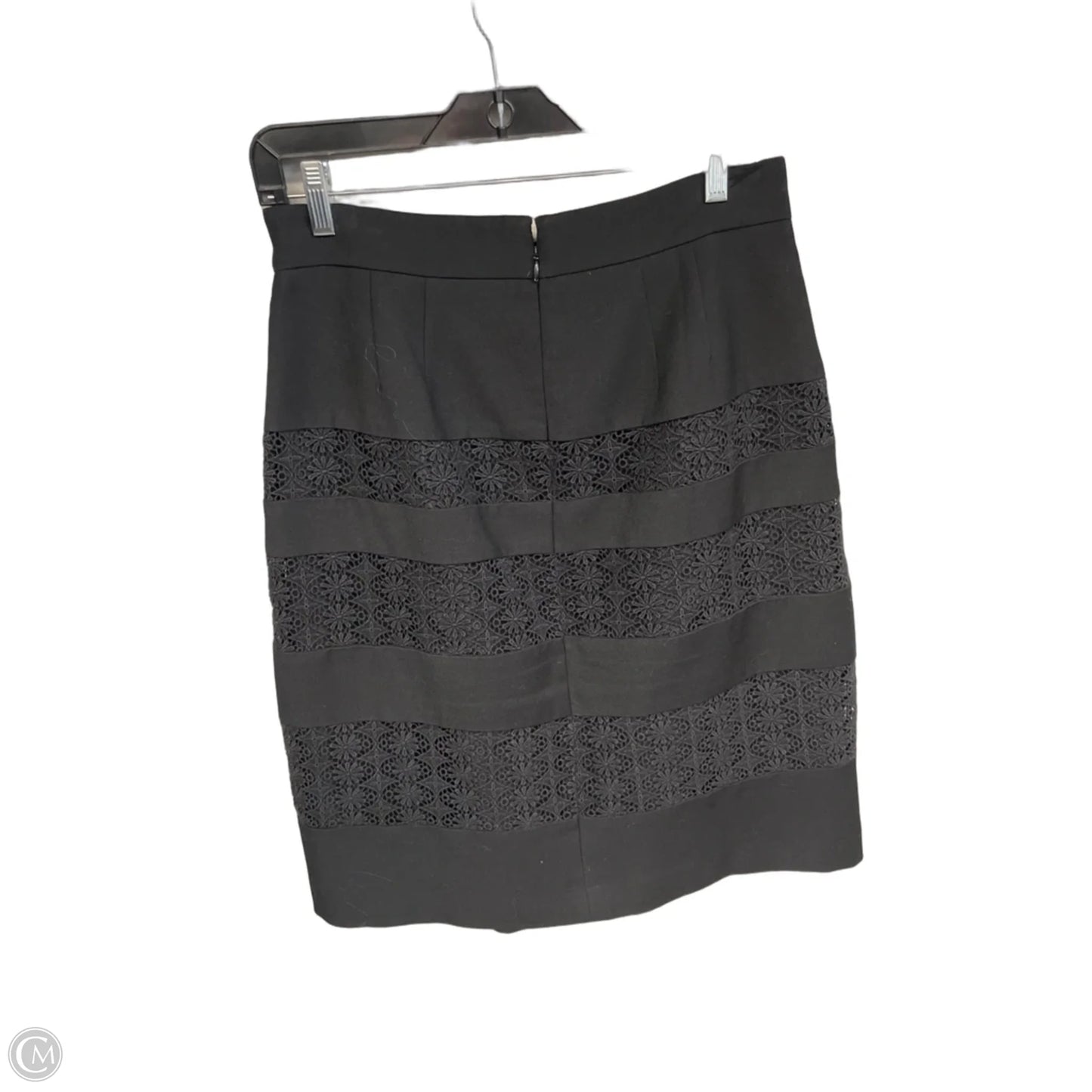 Skirt Midi By Loft In Black, Size: 8