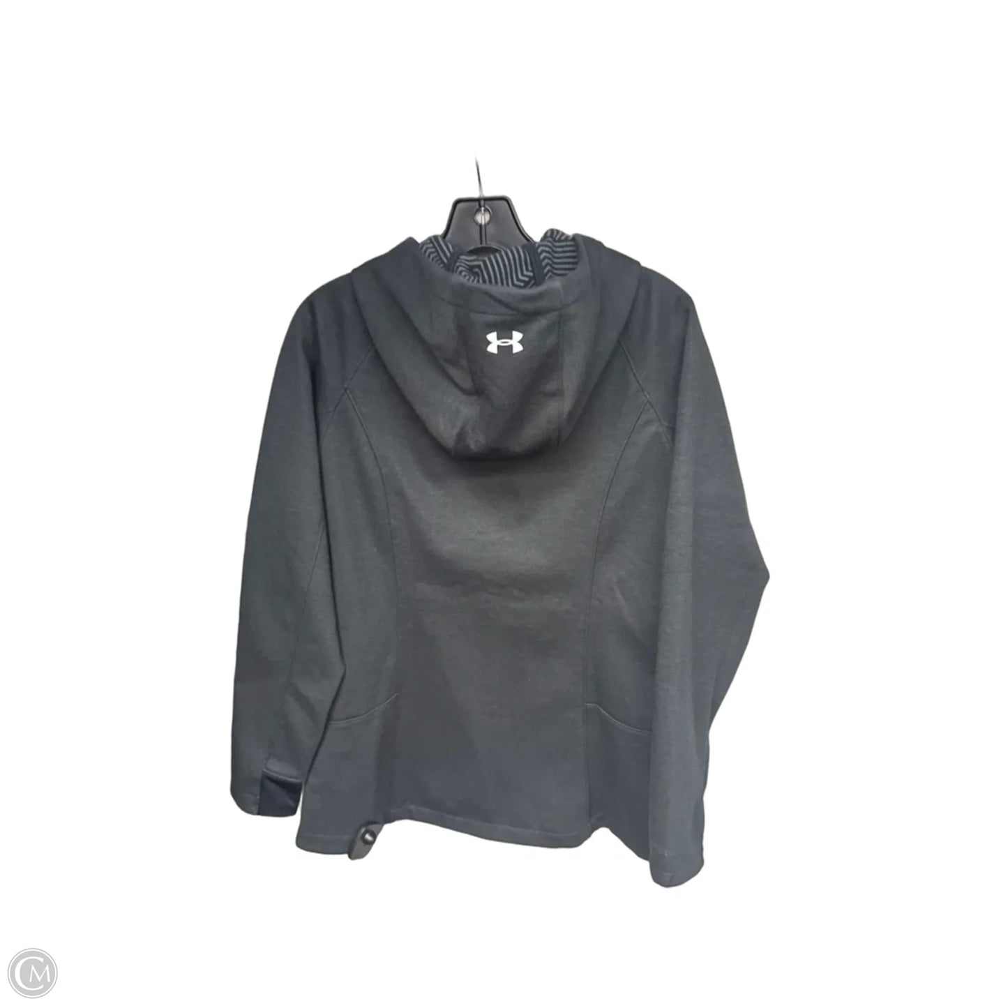 Athletic Jacket By Under Armour In Grey, Size: M