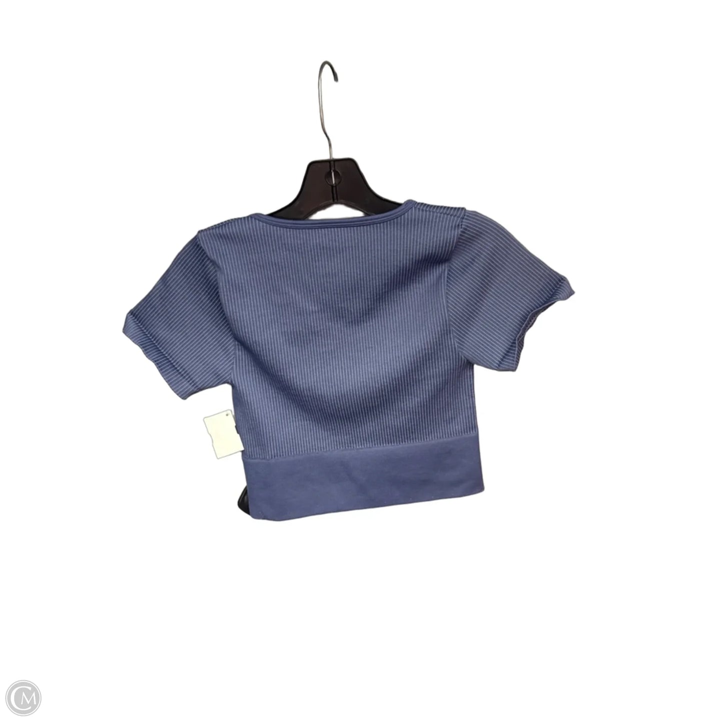 Top Short Sleeve By Offline In Blue, Size: M