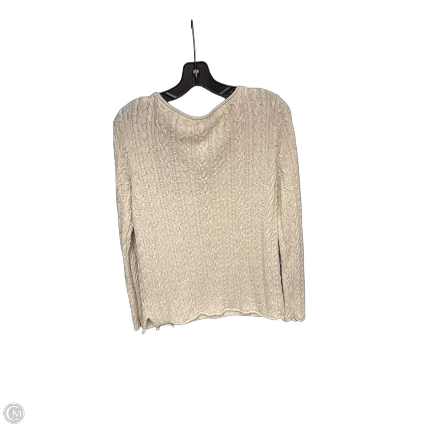 Sweater By Lauren By Ralph Lauren In Beige, Size: Xl