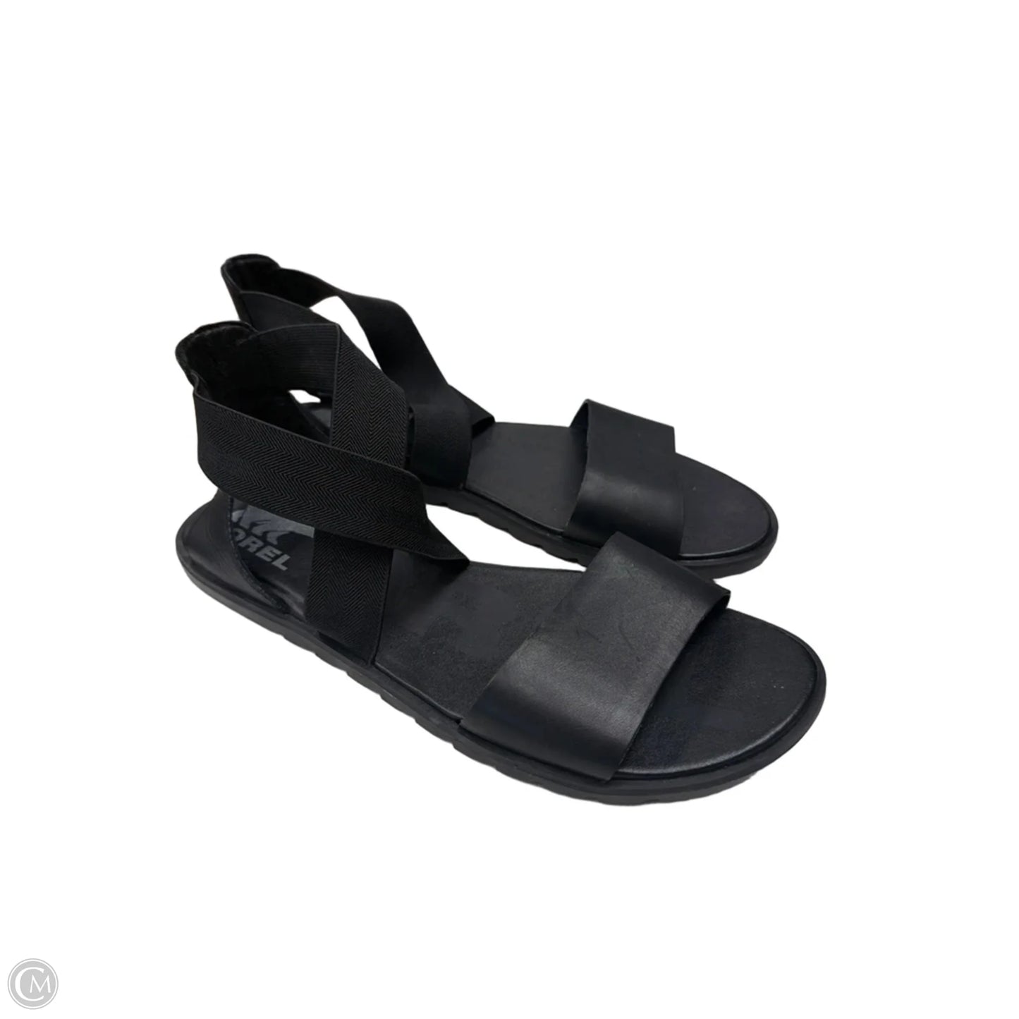 Sandals Flats By Sorel In Black, Size: 9