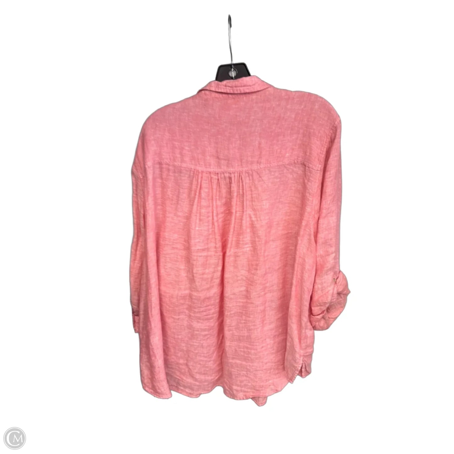 Tunic 3/4 Sleeve By Sigrid Olsen In Pink, Size: 3x