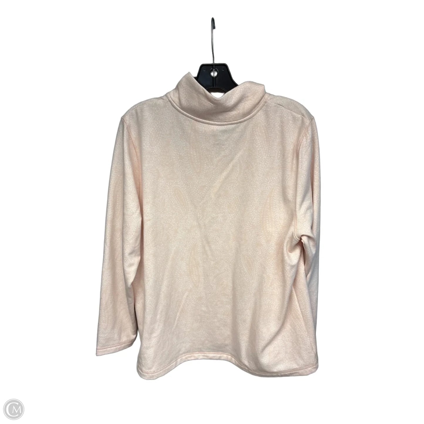Top Long Sleeve By Croft And Barrow In Pink, Size: Xlp