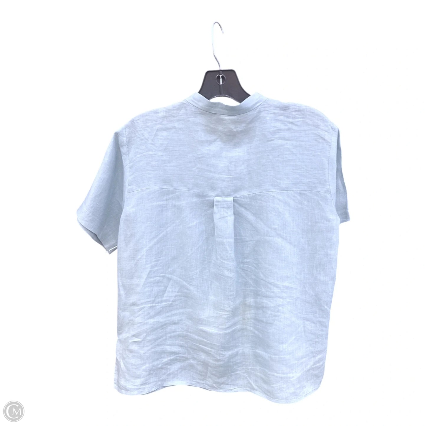 Top Short Sleeve By Eileen Fisher In Blue, Size: Xxs