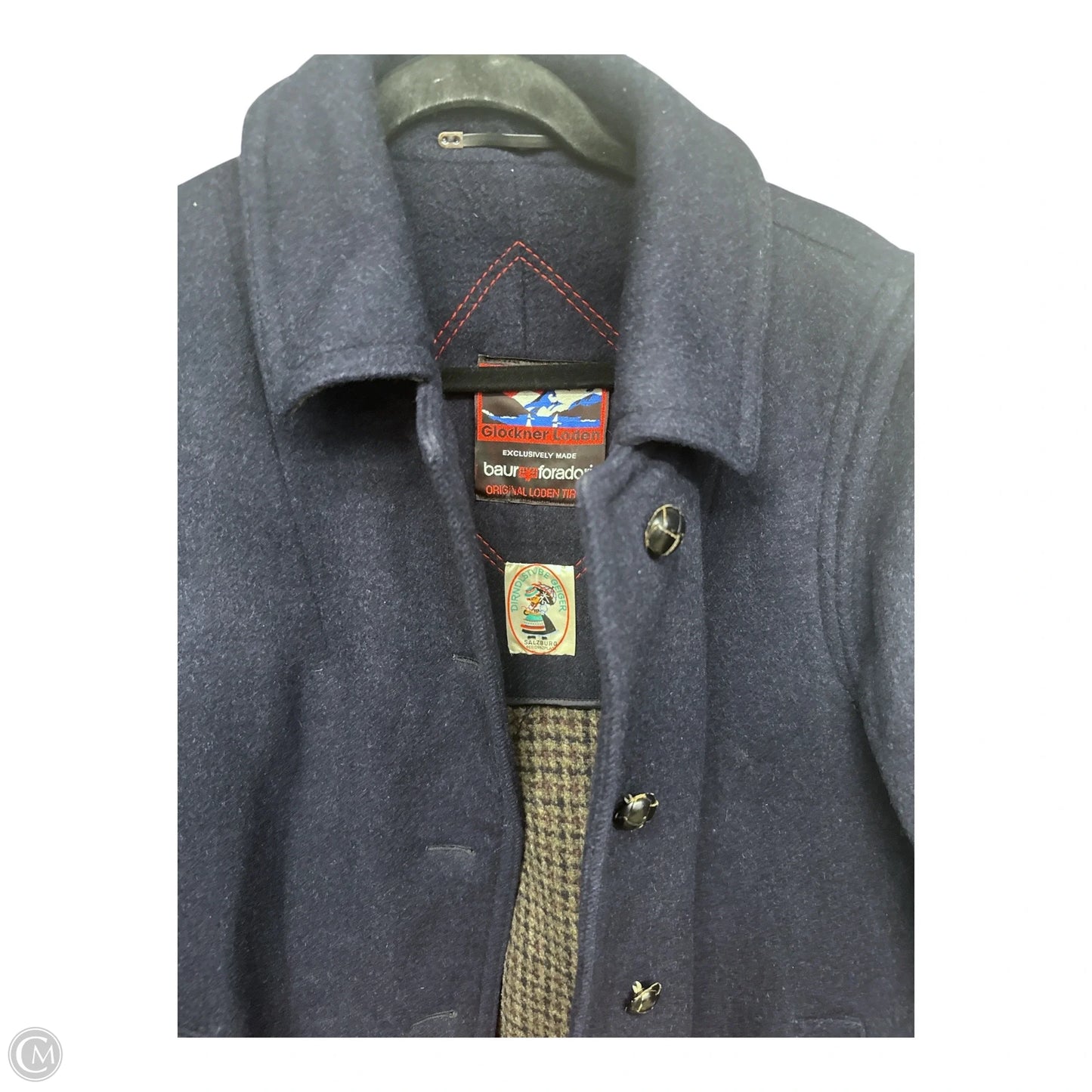 Coat Wool By Cma In Blue, Size: Xl