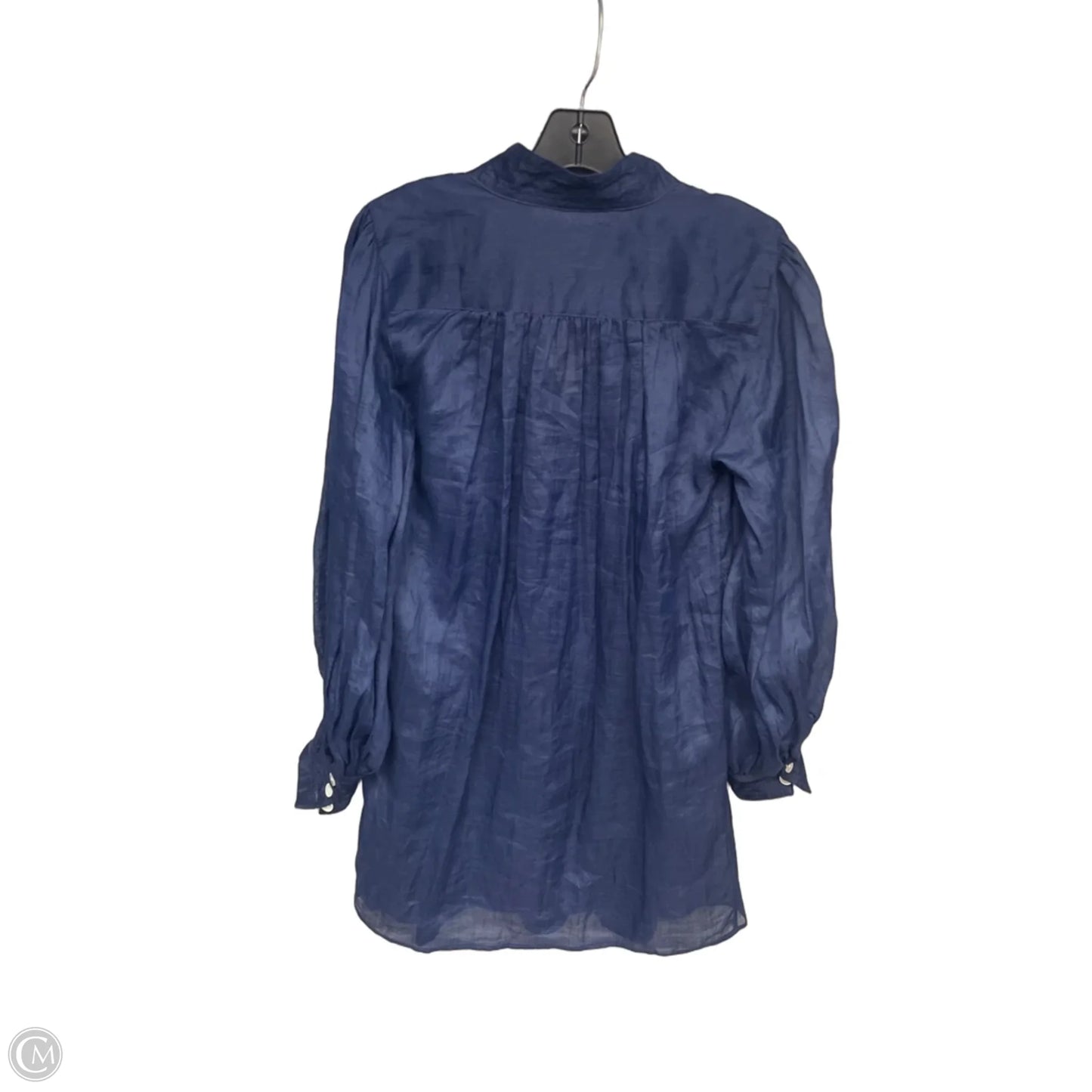 Dress Casual Midi By Banana Republic In Navy, Size: Xxs