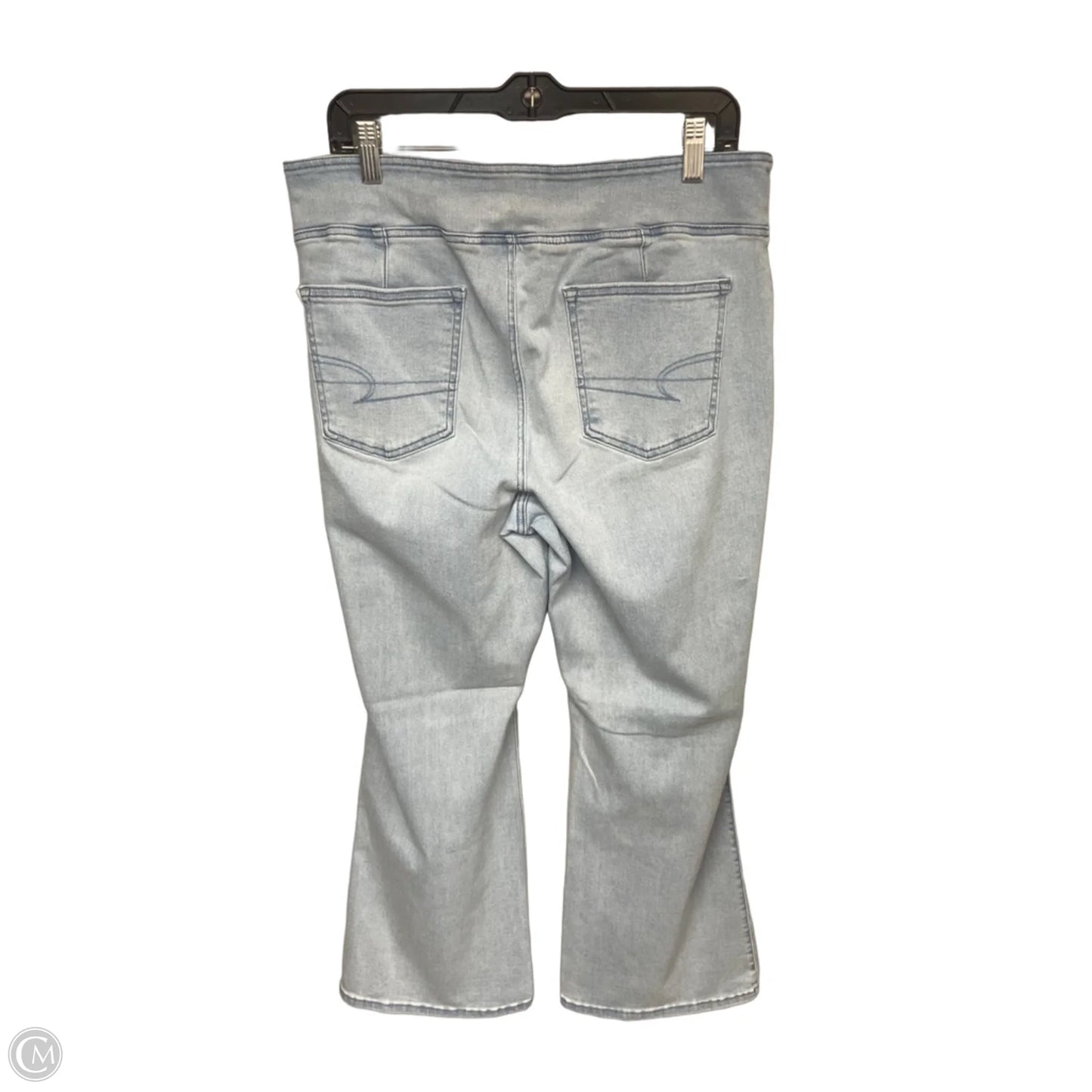 Jeans Flared By American Eagle In Blue Denim, Size: Xl