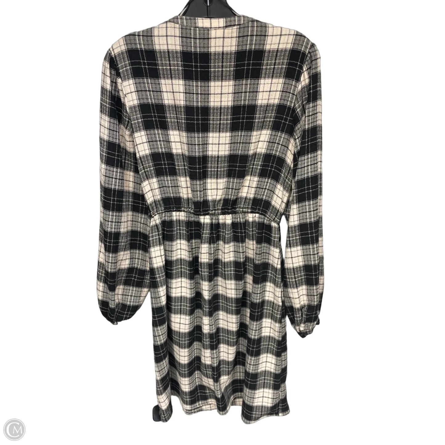 Dress Casual Midi By Knox Rose In Plaid Pattern, Size: S