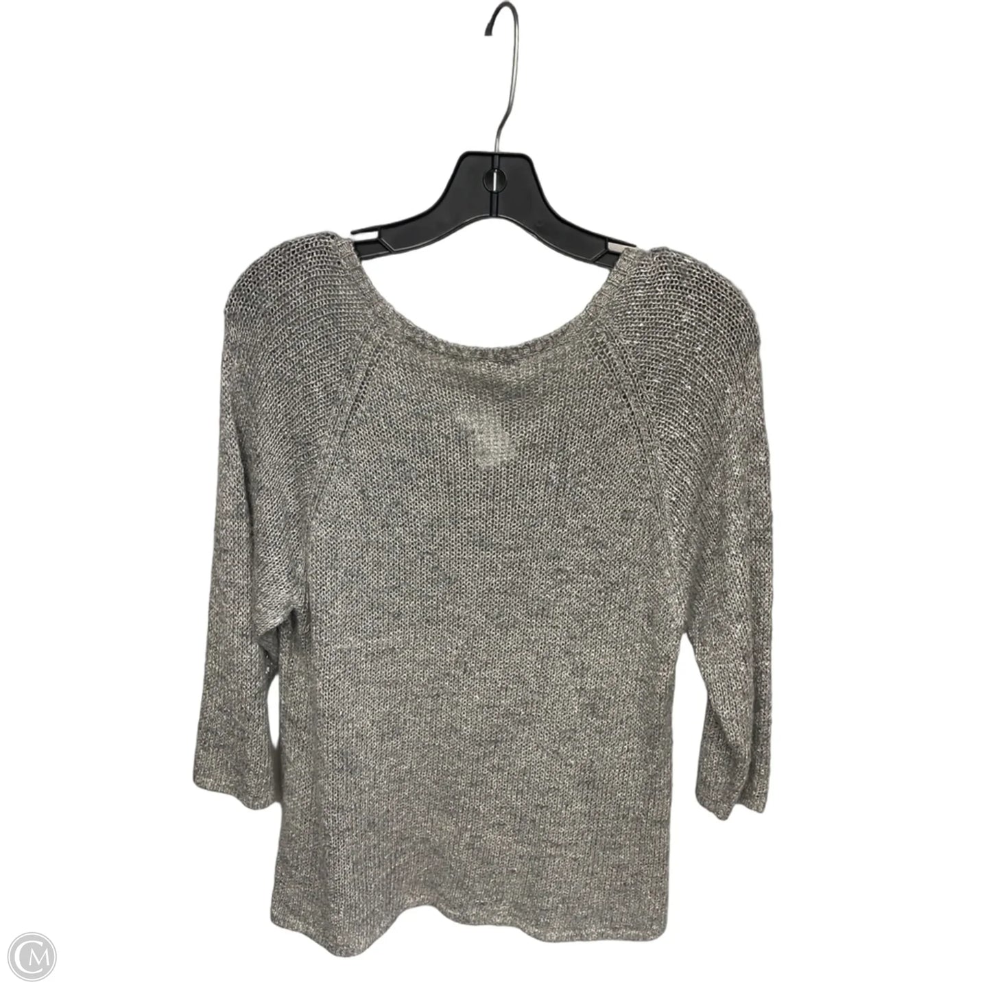 Sweater By Eileen Fisher In Silver, Size: Lp