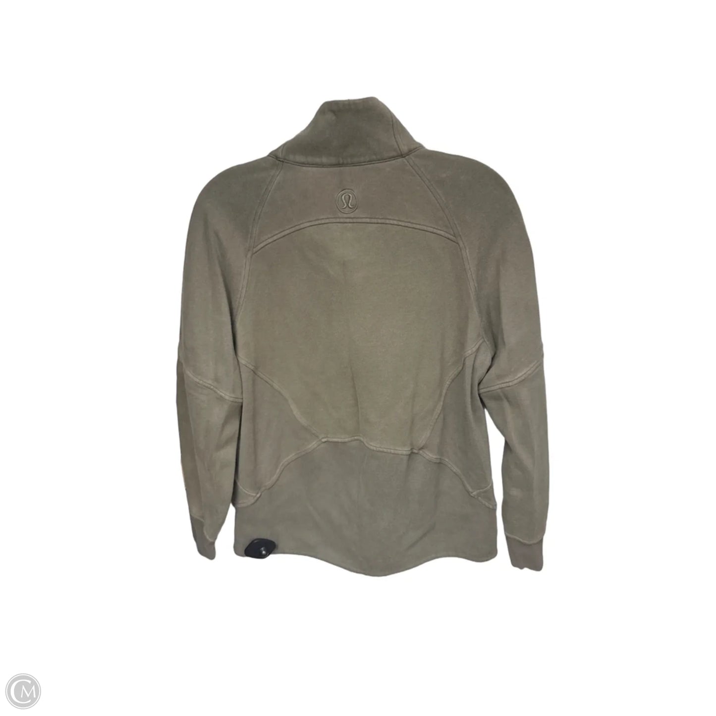 Athletic Sweatshirt Collar By Lululemon In Green, Size: Xs