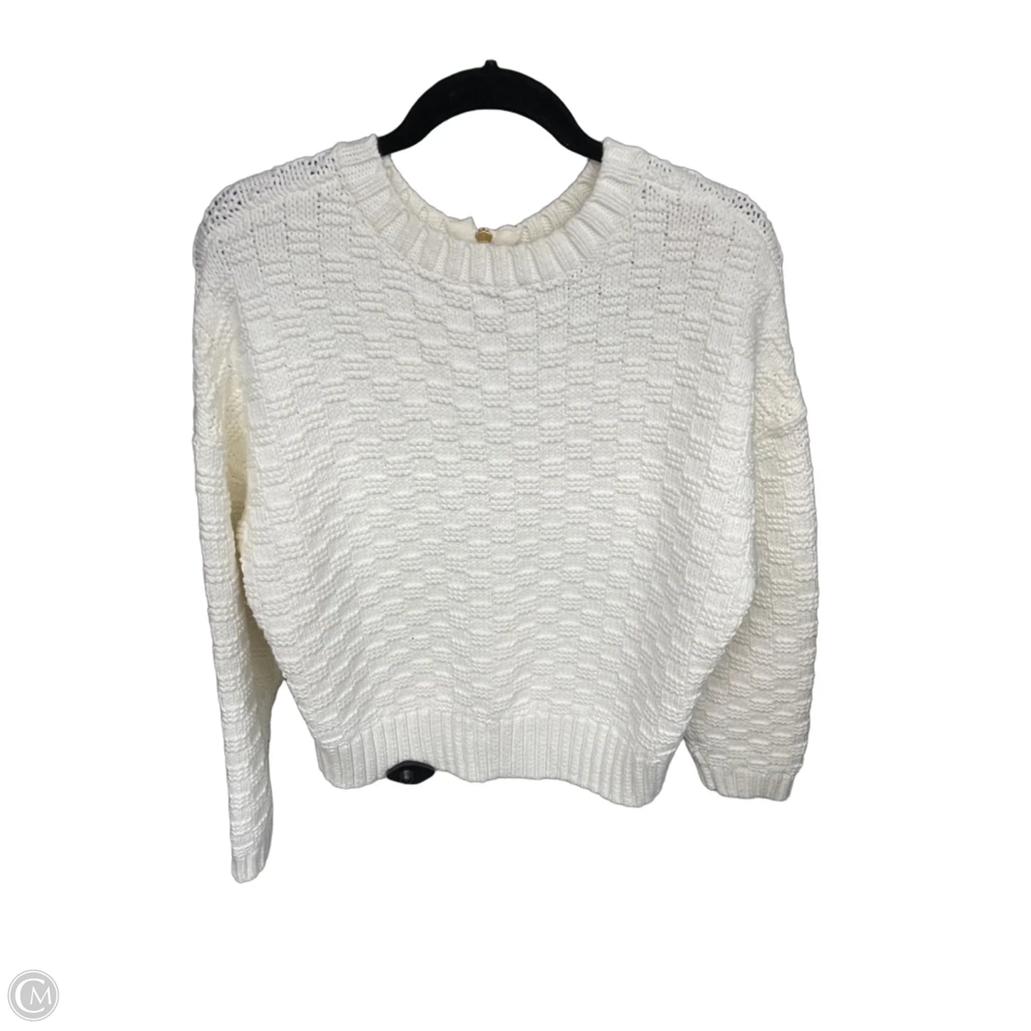 Sweater By Talbots In White, Size: L