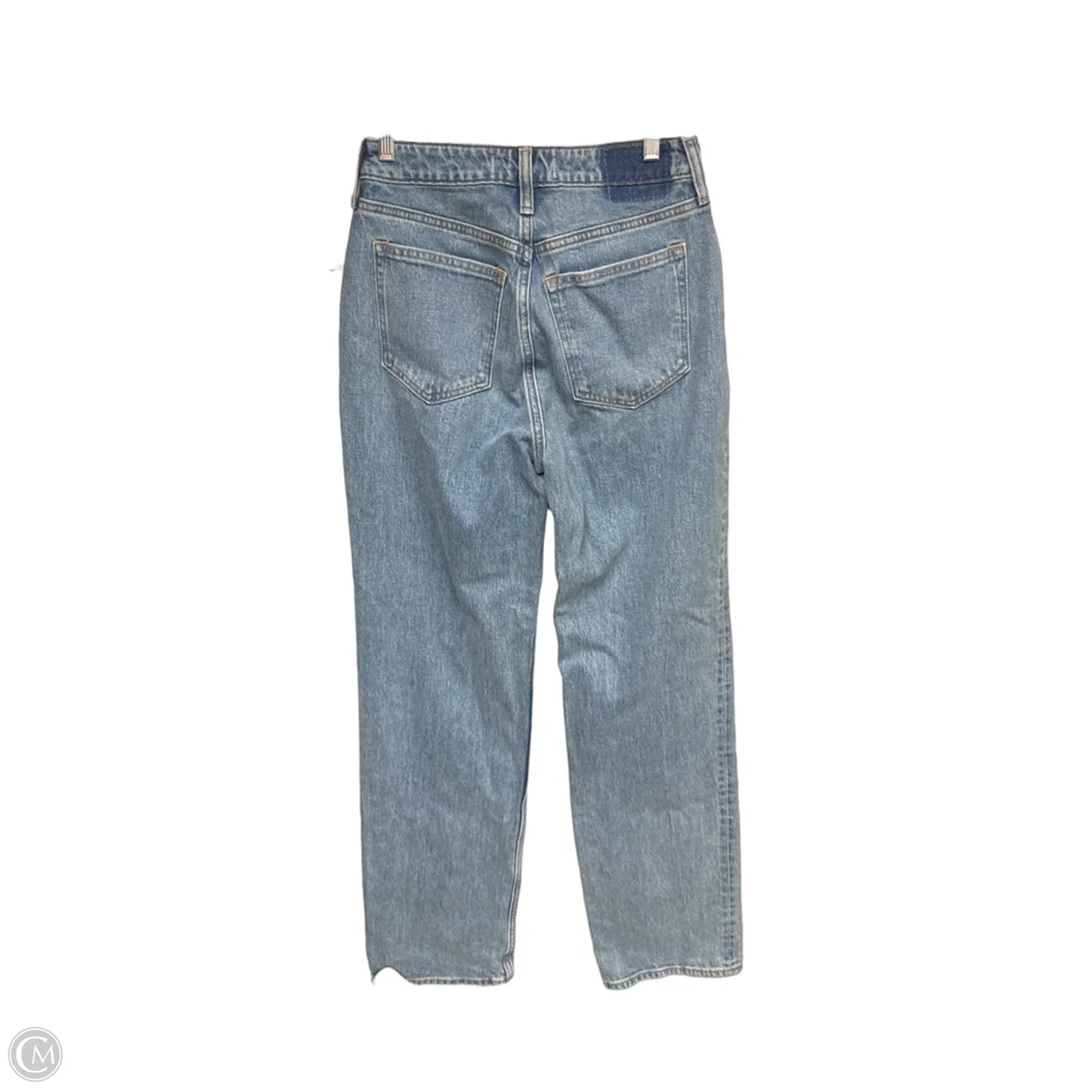 Jeans Straight By Abercrombie And Fitch In Blue Denim, Size: 26
