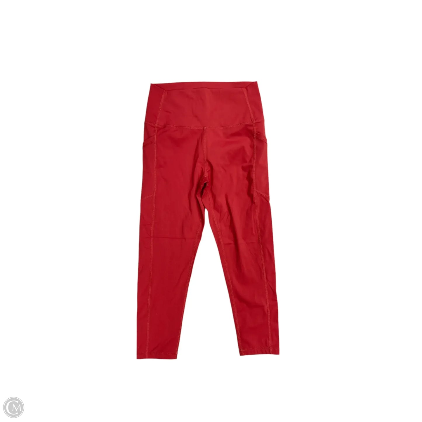 Athletic Capris By Zyia In Orange, Size: 6