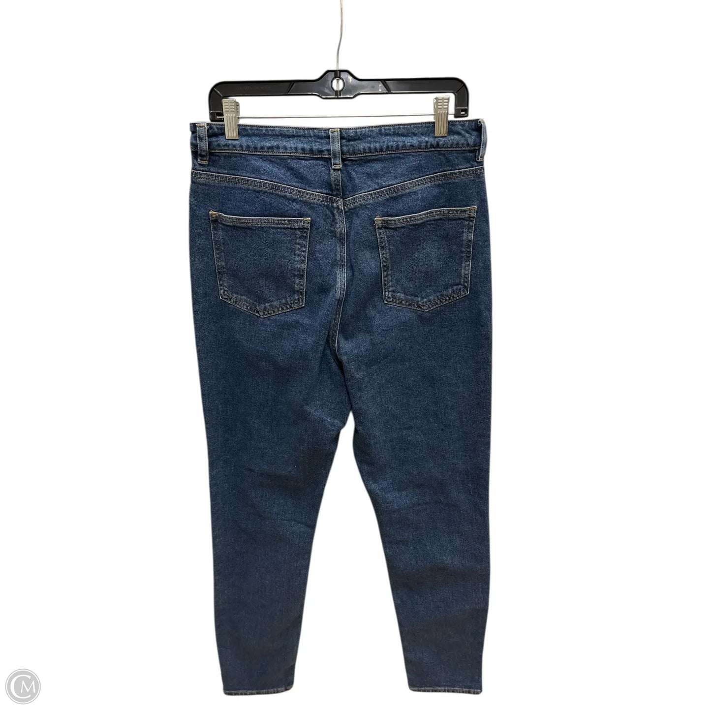 Jeans Straight By Asos In Blue, Size: 12