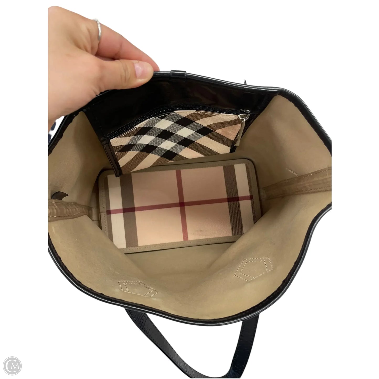 Handbag Luxury Designer By Burberry, Size: Medium