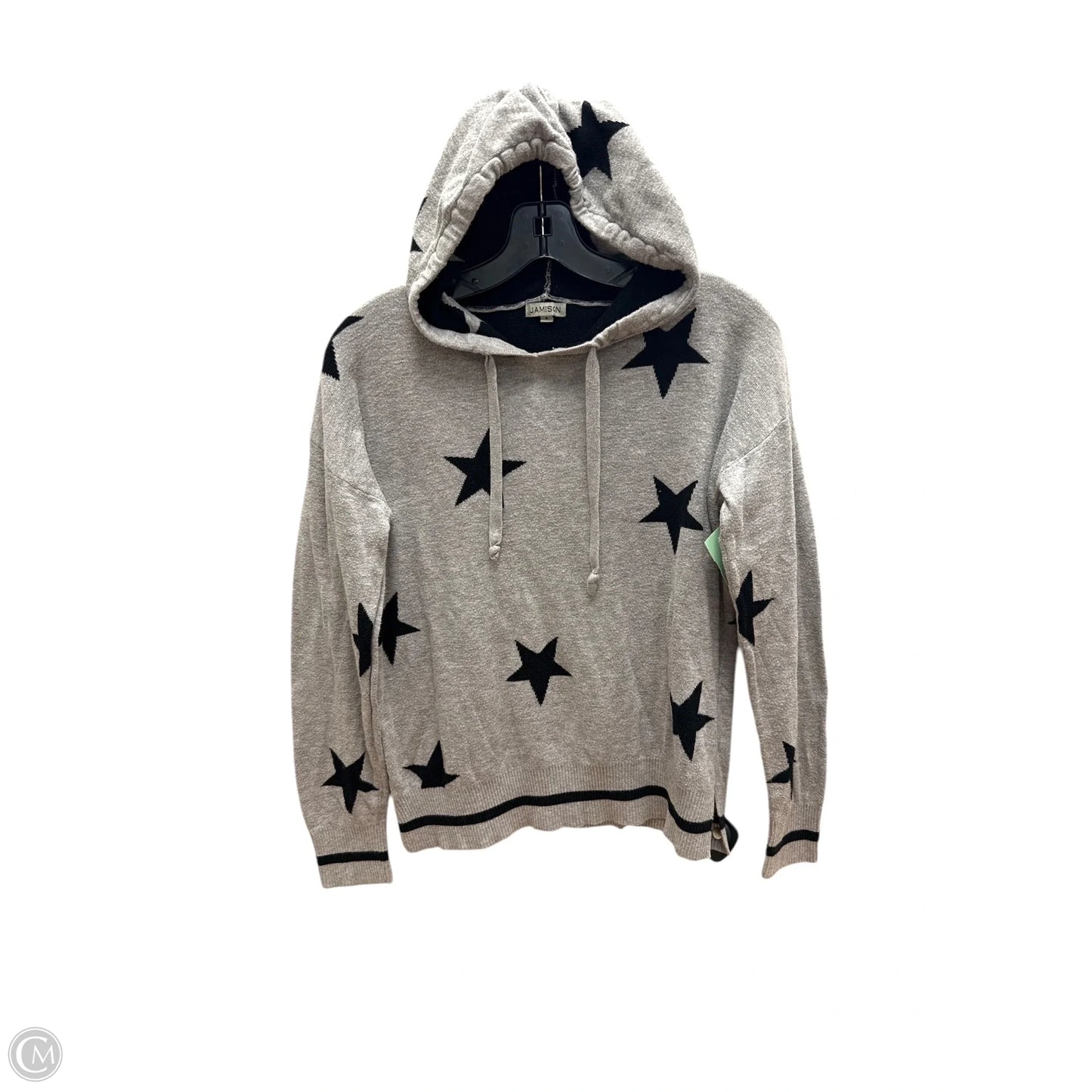 Sweatshirt Hoodie By Jamison In Grey, Size: S
