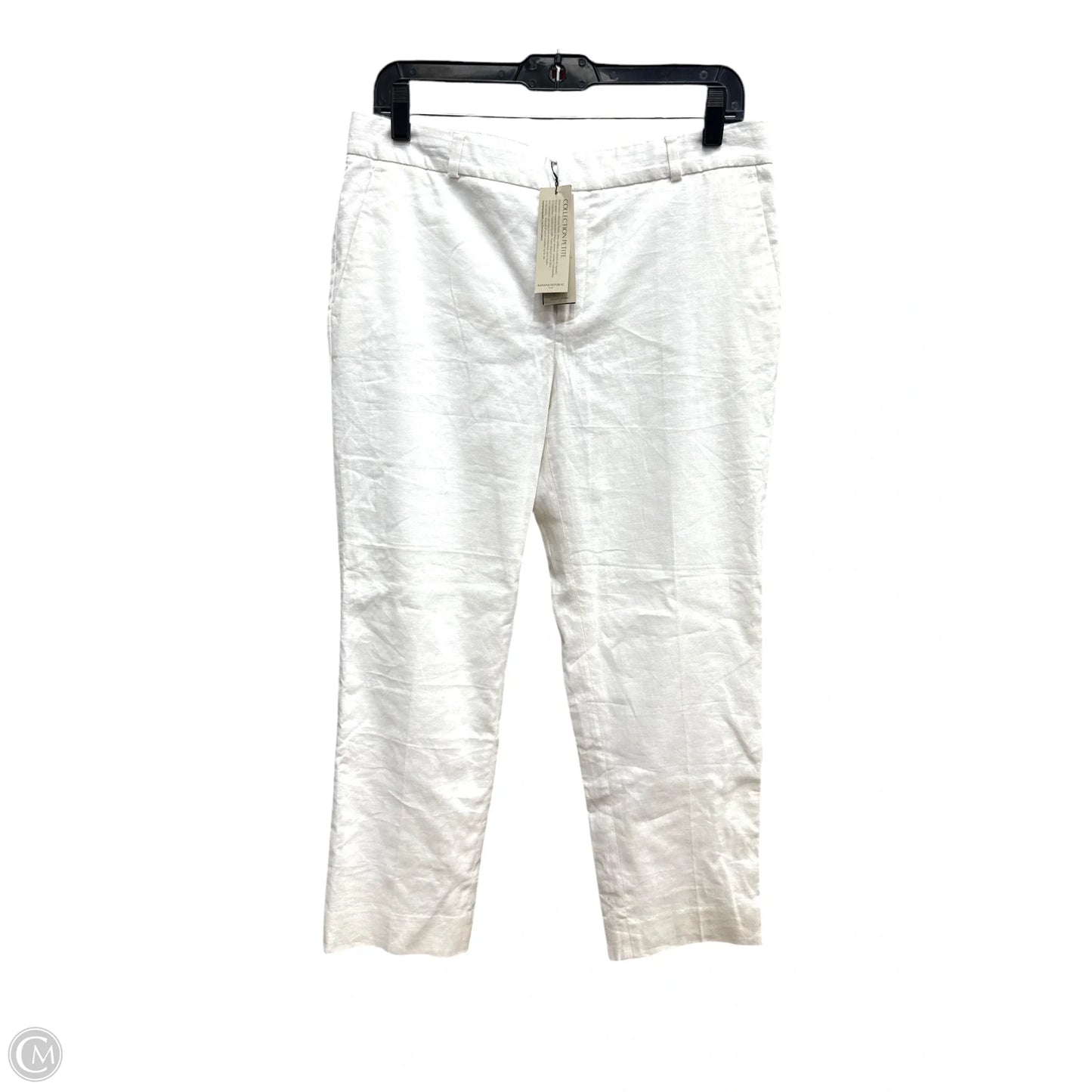 Pants Linen By Banana Republic In White, Size: 10p