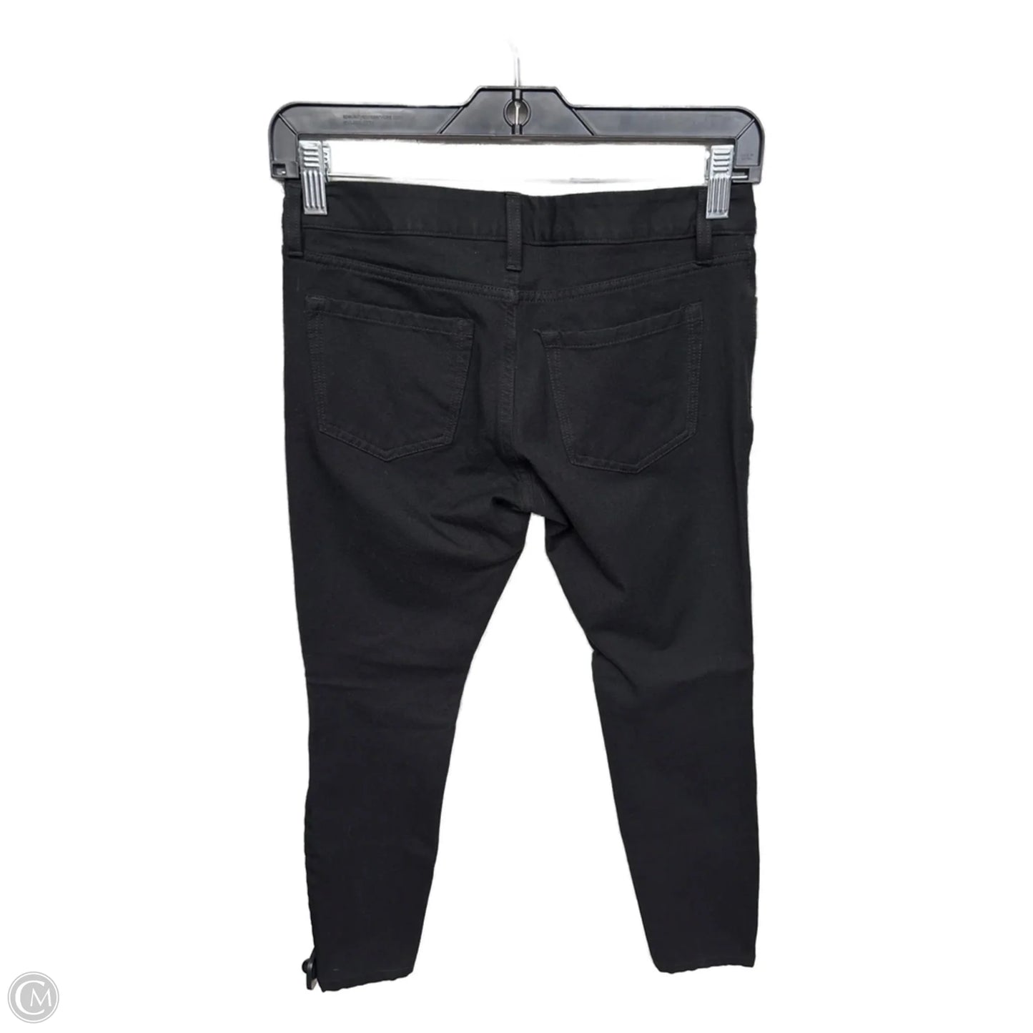 Jeans Skinny By Banana Republic In Black, Size: 0