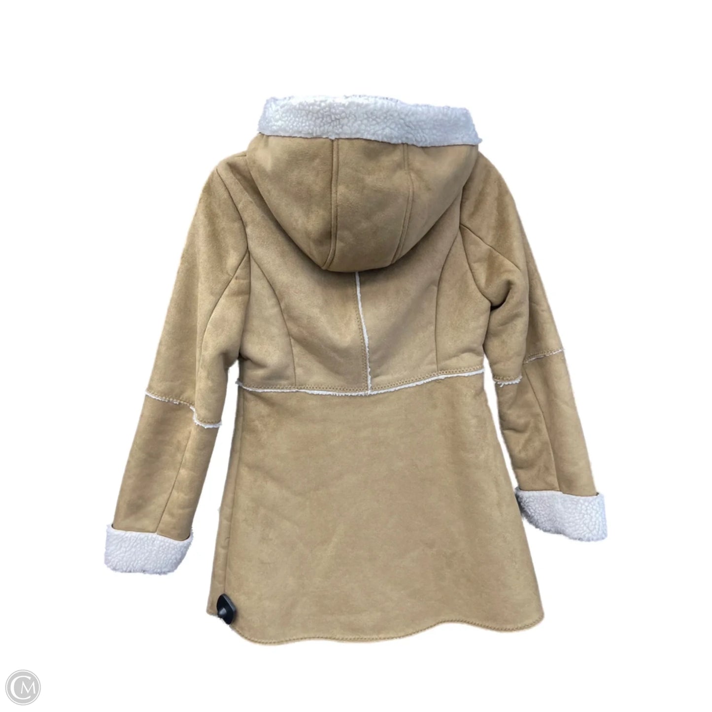 Jacket Fleece By Divided In Tan & White, Size: 6