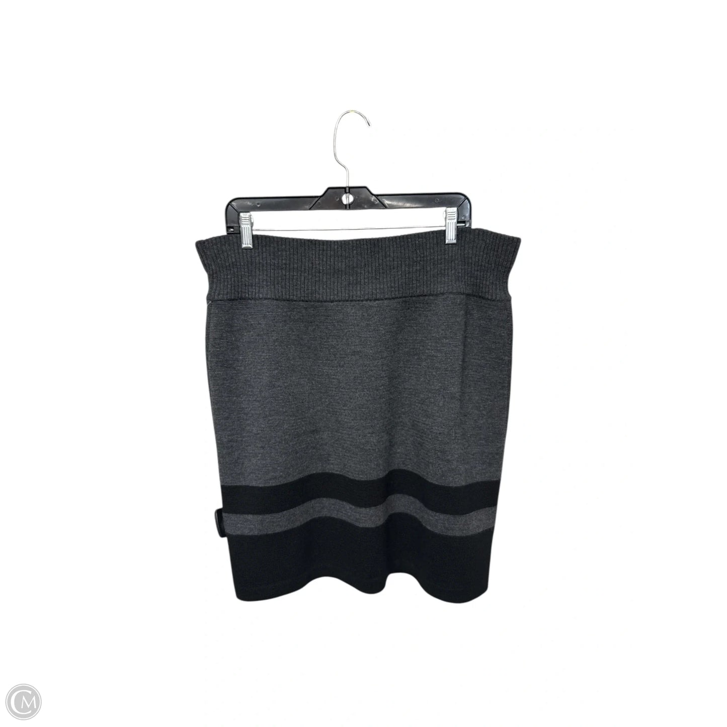 Skirt Midi By Loft In Grey, Size: Xl