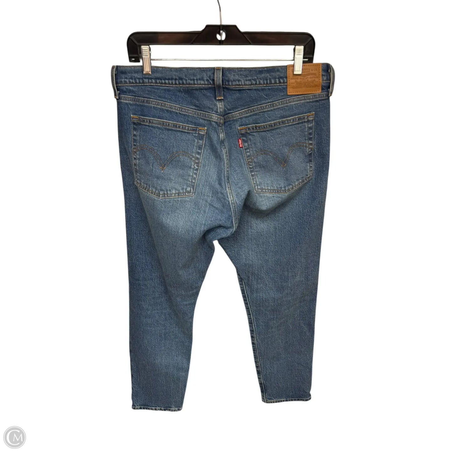 Jeans Skinny By Levis In Blue Denim, Size: 8