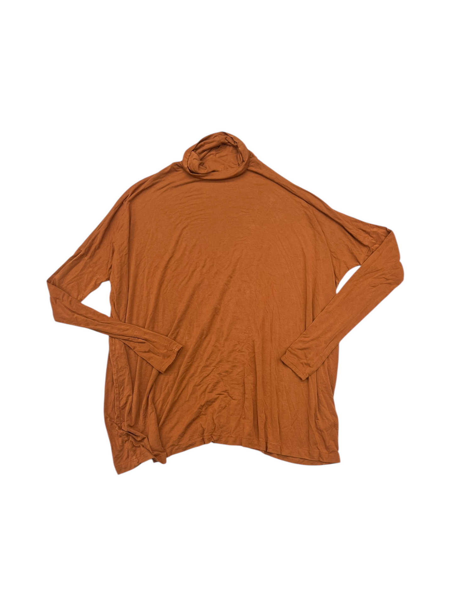 Top Long Sleeve By Clothes Mentor In Orange, Size: L