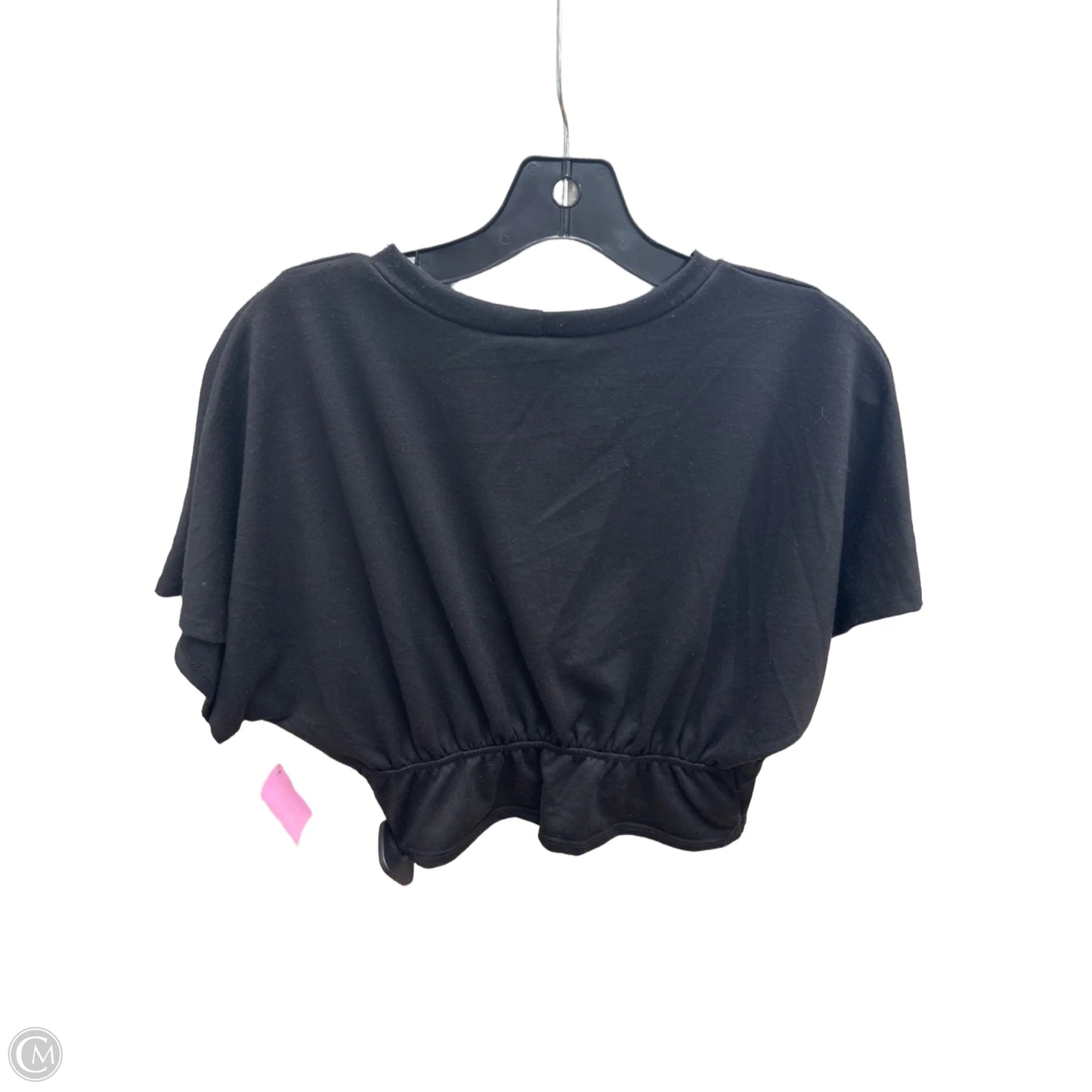 Top Short Sleeve Basic By Love J In Black, Size: M
