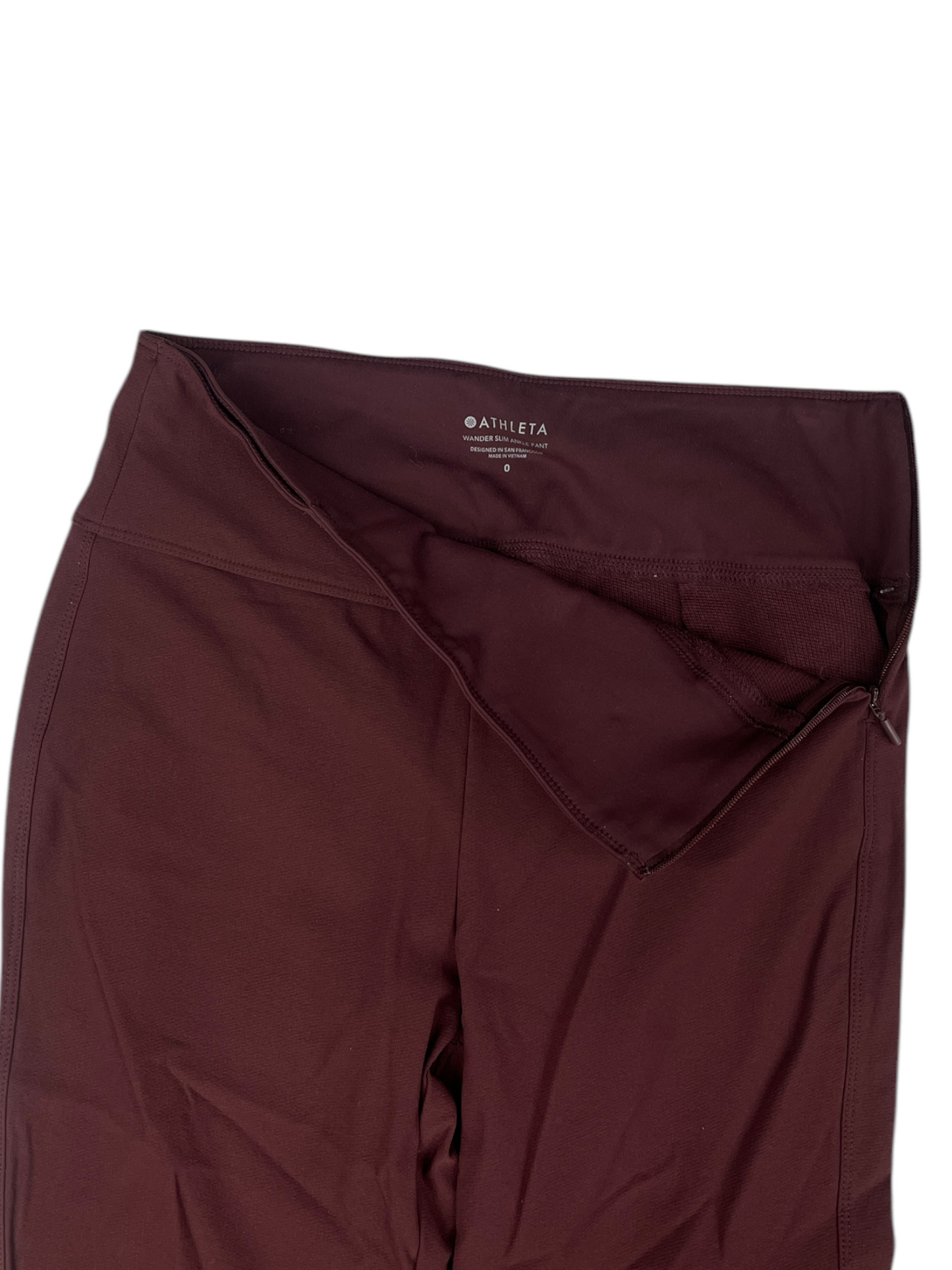 Athletic Pants By Athleta In Maroon, Size: 0
