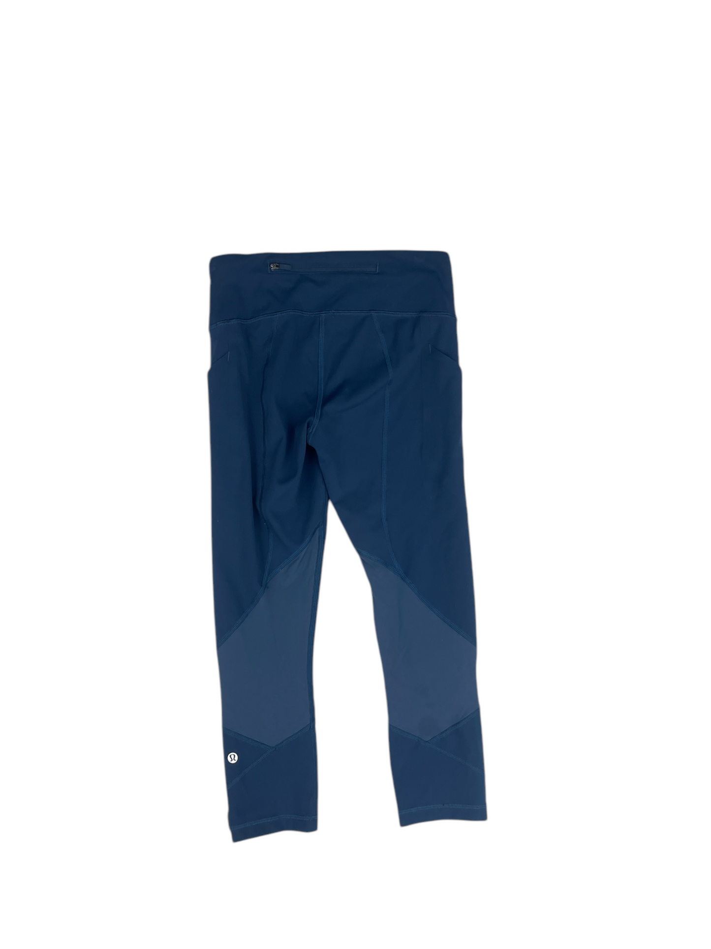 Athletic Capris By Lululemon In Teal, Size: 4