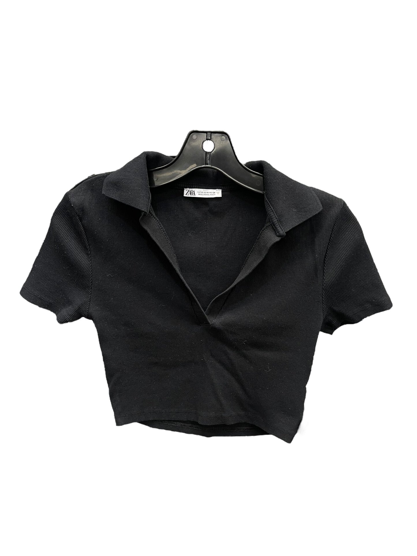 Top Short Sleeve Basic By Zara Size: M