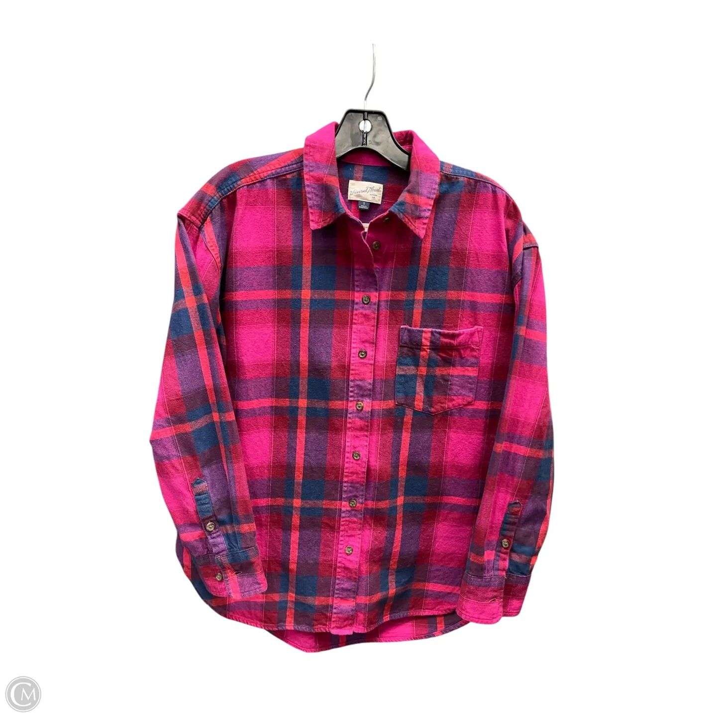 Top Sleeveless By A New Day In Plaid Pattern, Size: S
