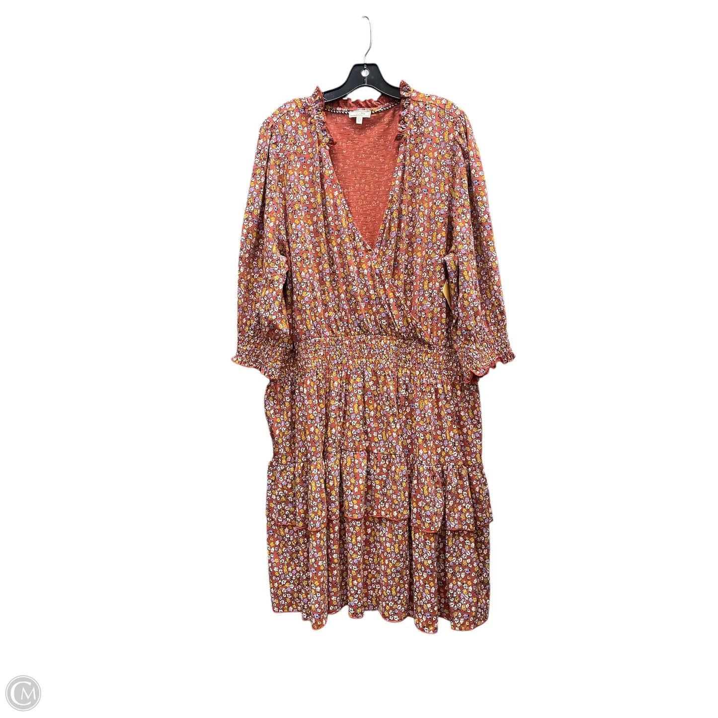 Dress Casual Maxi By Fatface In Orange, Size: 20