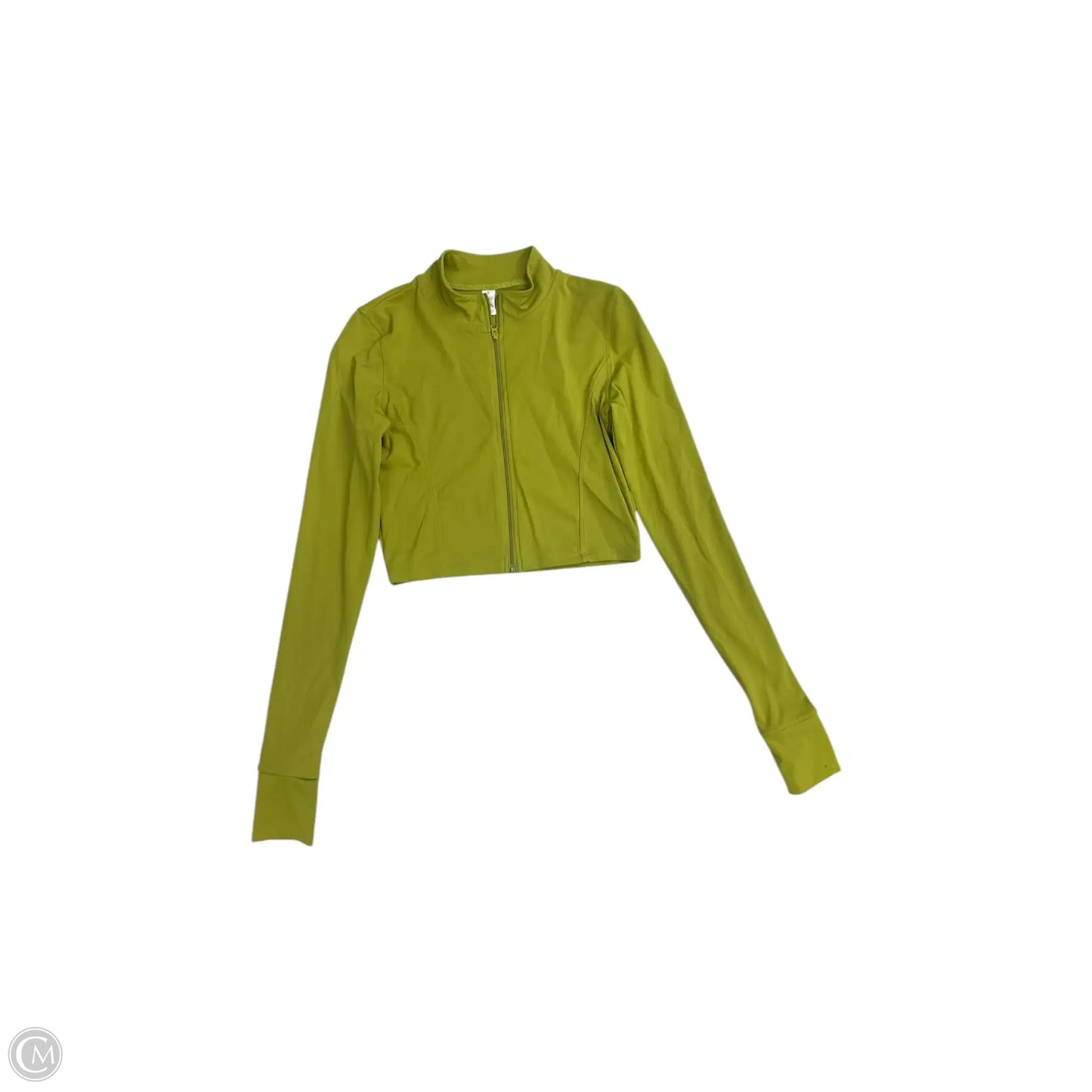 Athletic Jacket By Clothes Mentor In Green, Size: S