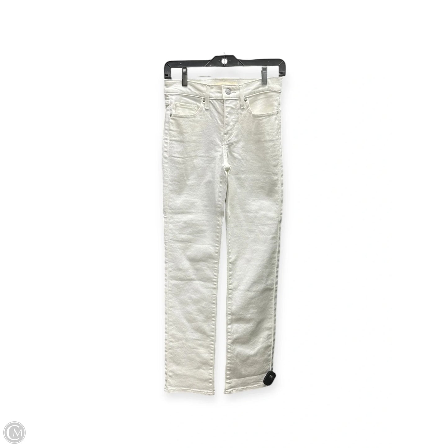 Jeans Straight By Levis In White, Size: 0