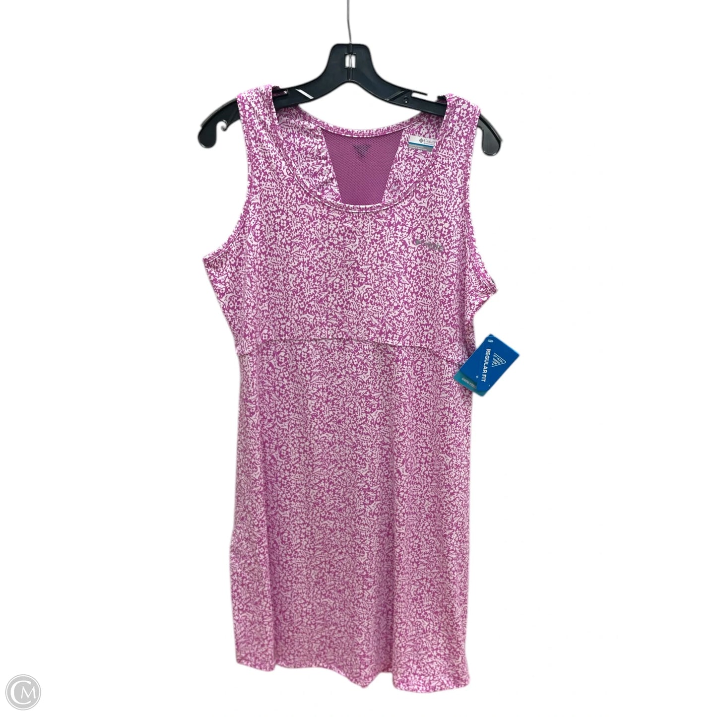 Dress Casual Short By Columbia In Pink & White, Size: Xl