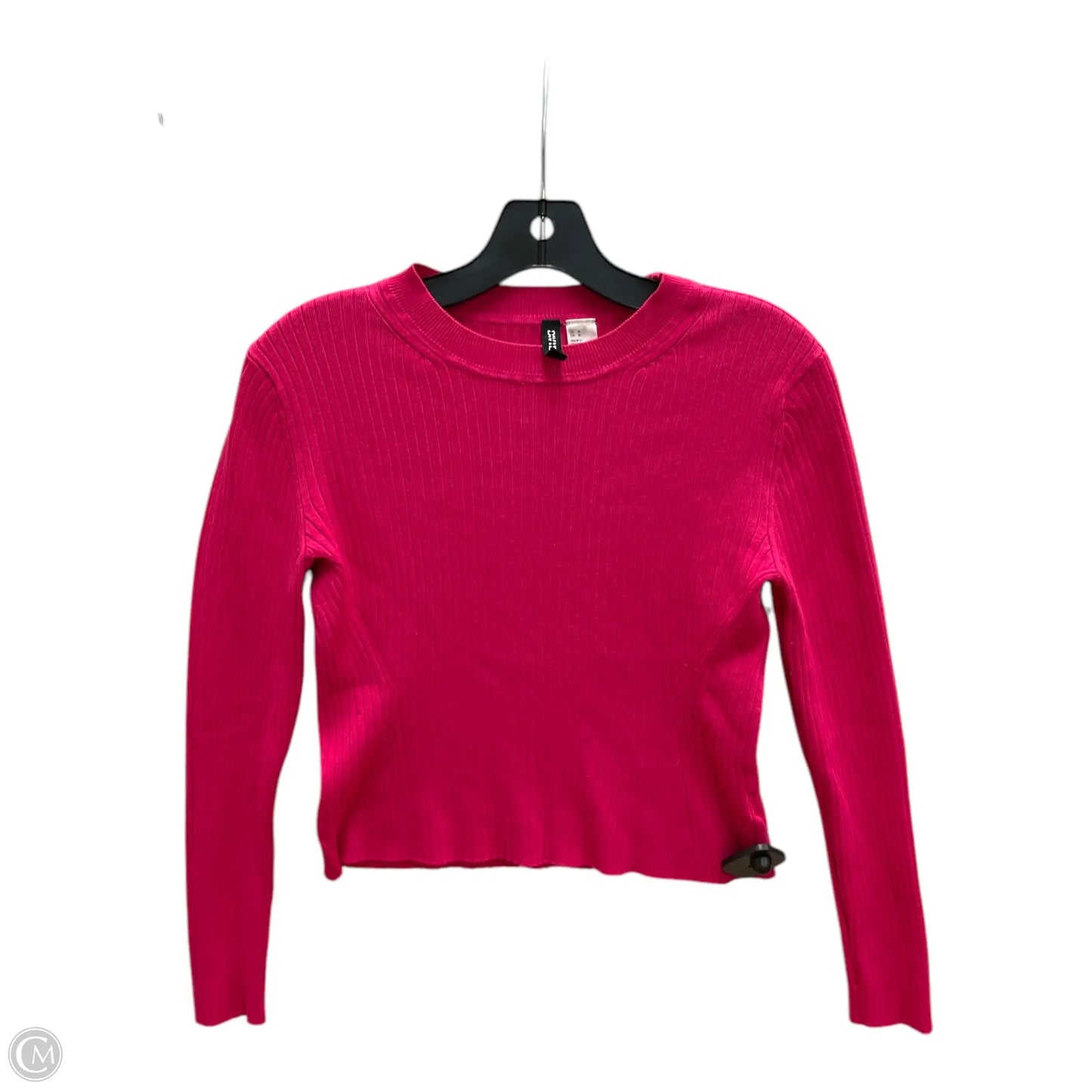 Top Long Sleeve By Divided In Pink, Size: M