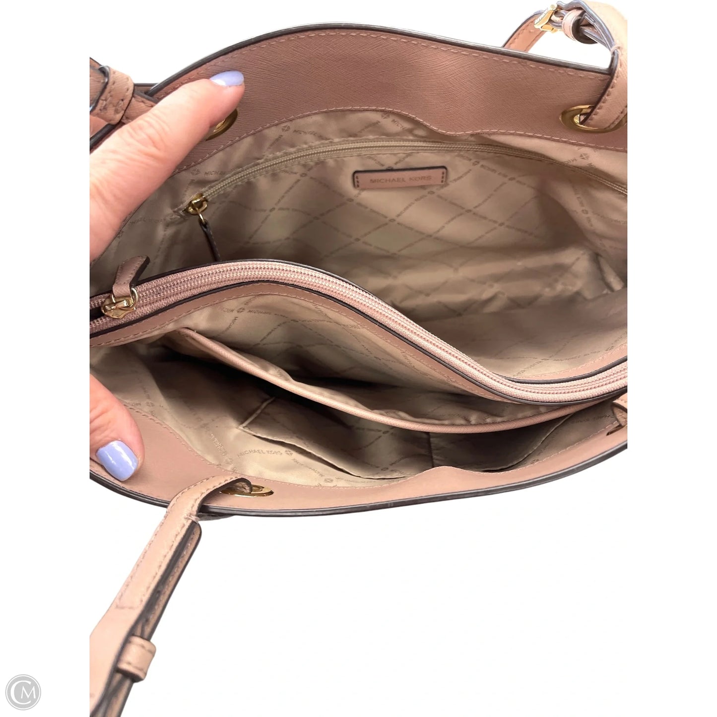 Tote Designer By Michael Kors, Size: Large