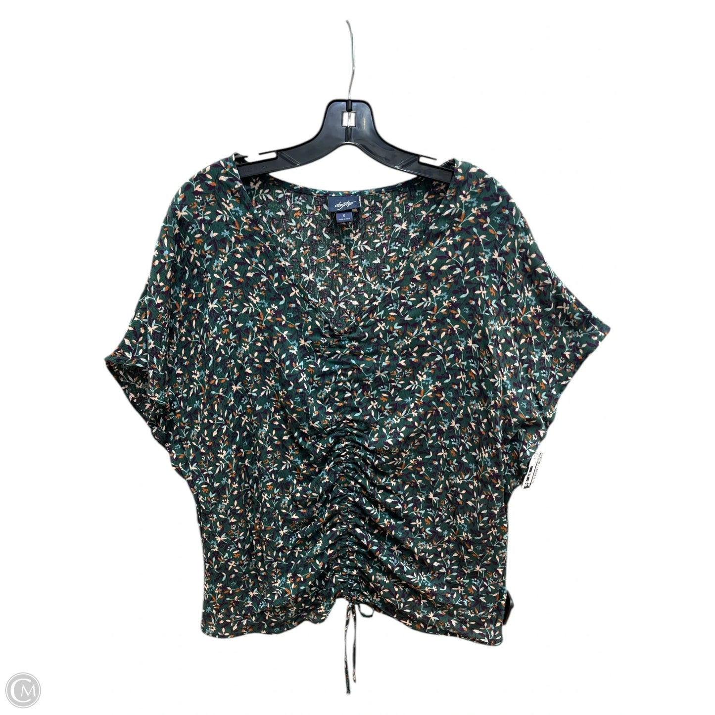 Top Short Sleeve By Daytrip In Floral Print, Size: S