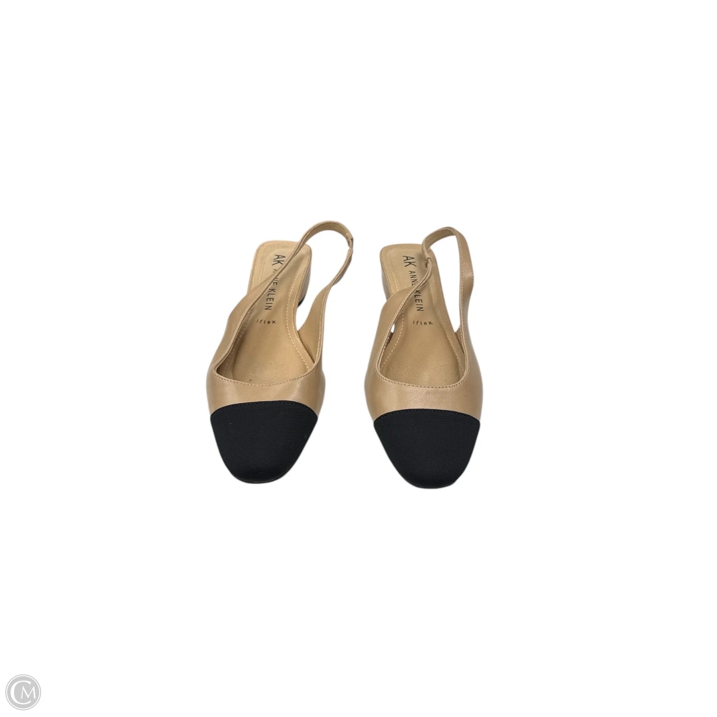 Shoes Flats By Anne Klein In Black & Tan, Size: 10