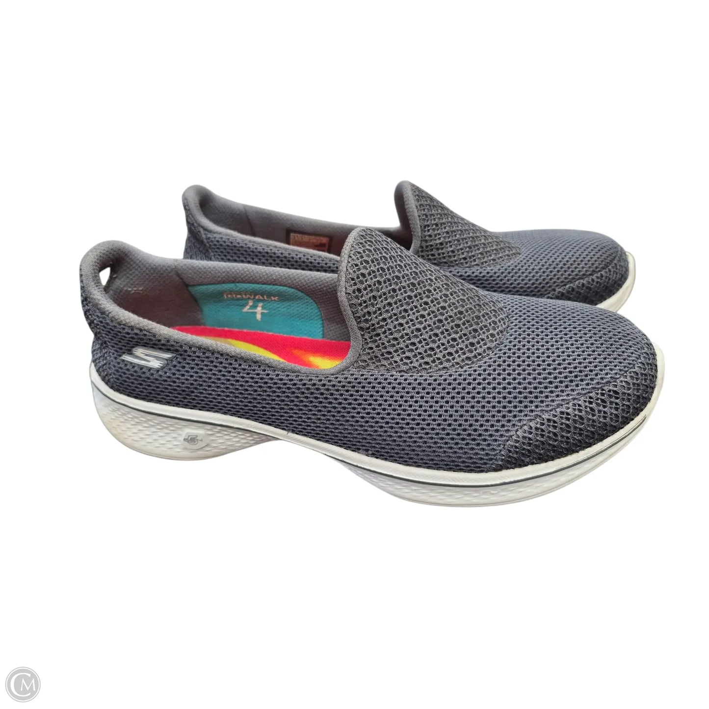 Shoes Athletic By Skechers In Grey, Size: 7.5