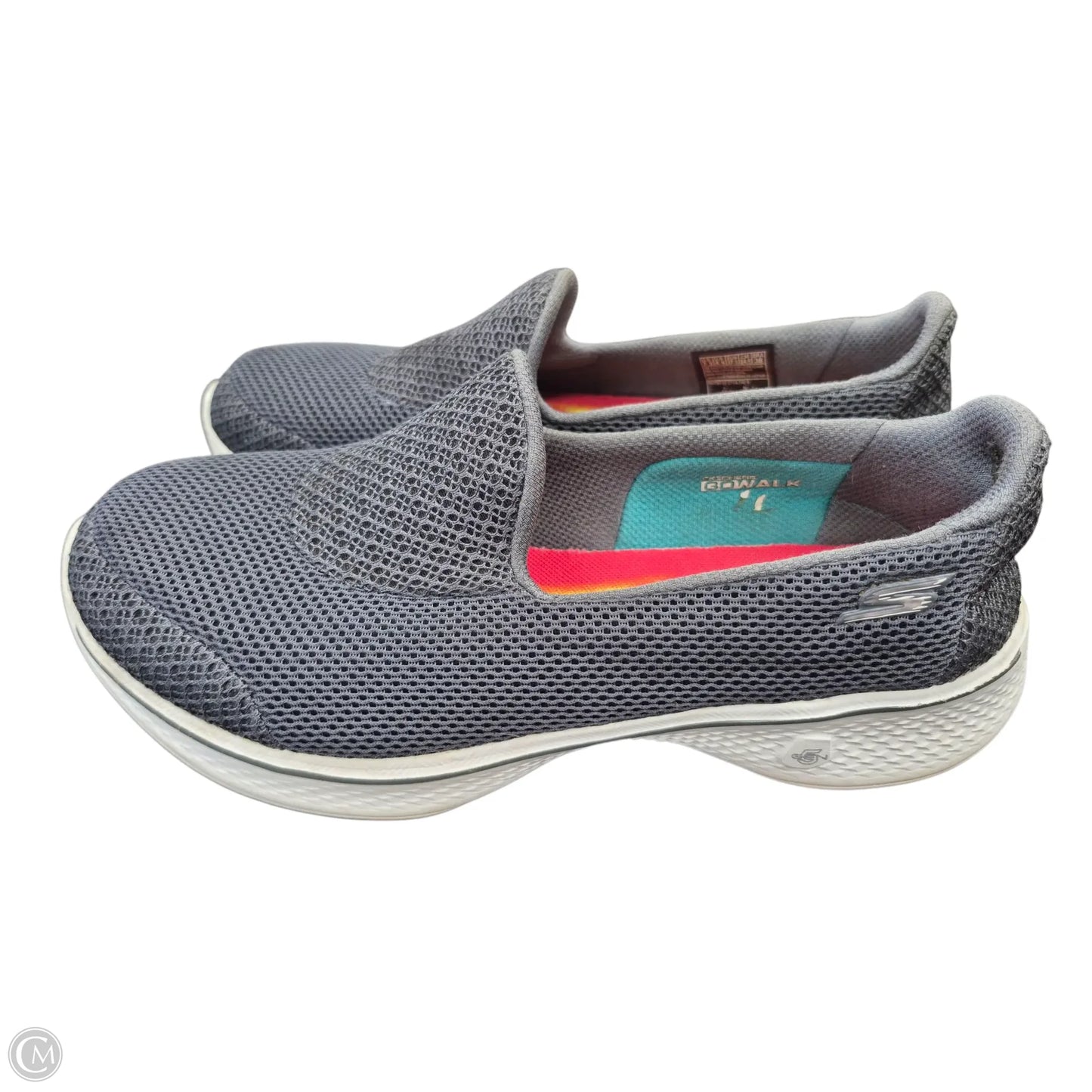 Shoes Athletic By Skechers In Grey, Size: 7.5