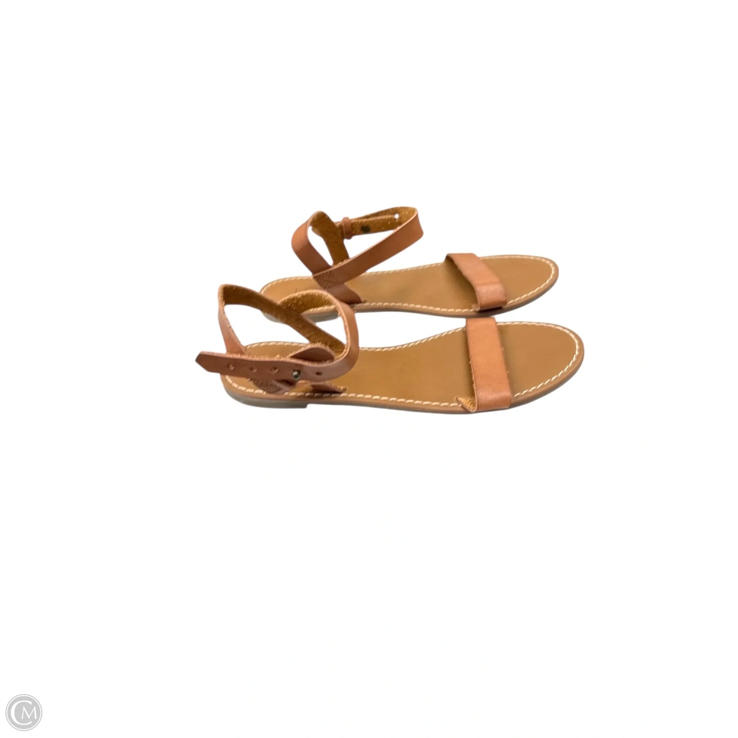 Sandals Flats By Loft In Brown, Size: 6