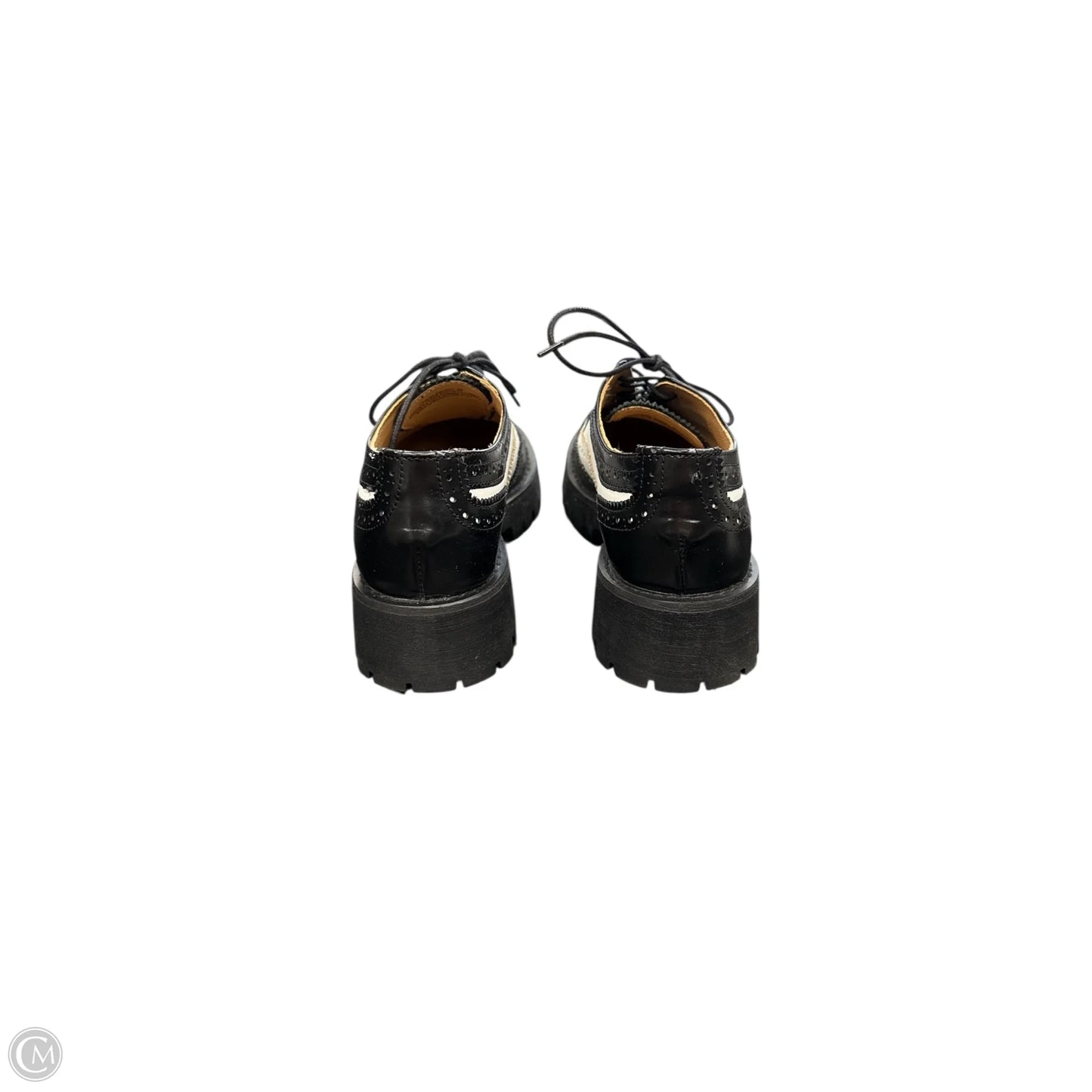 Shoes Flats By Steve Madden In Black & White, Size: 6