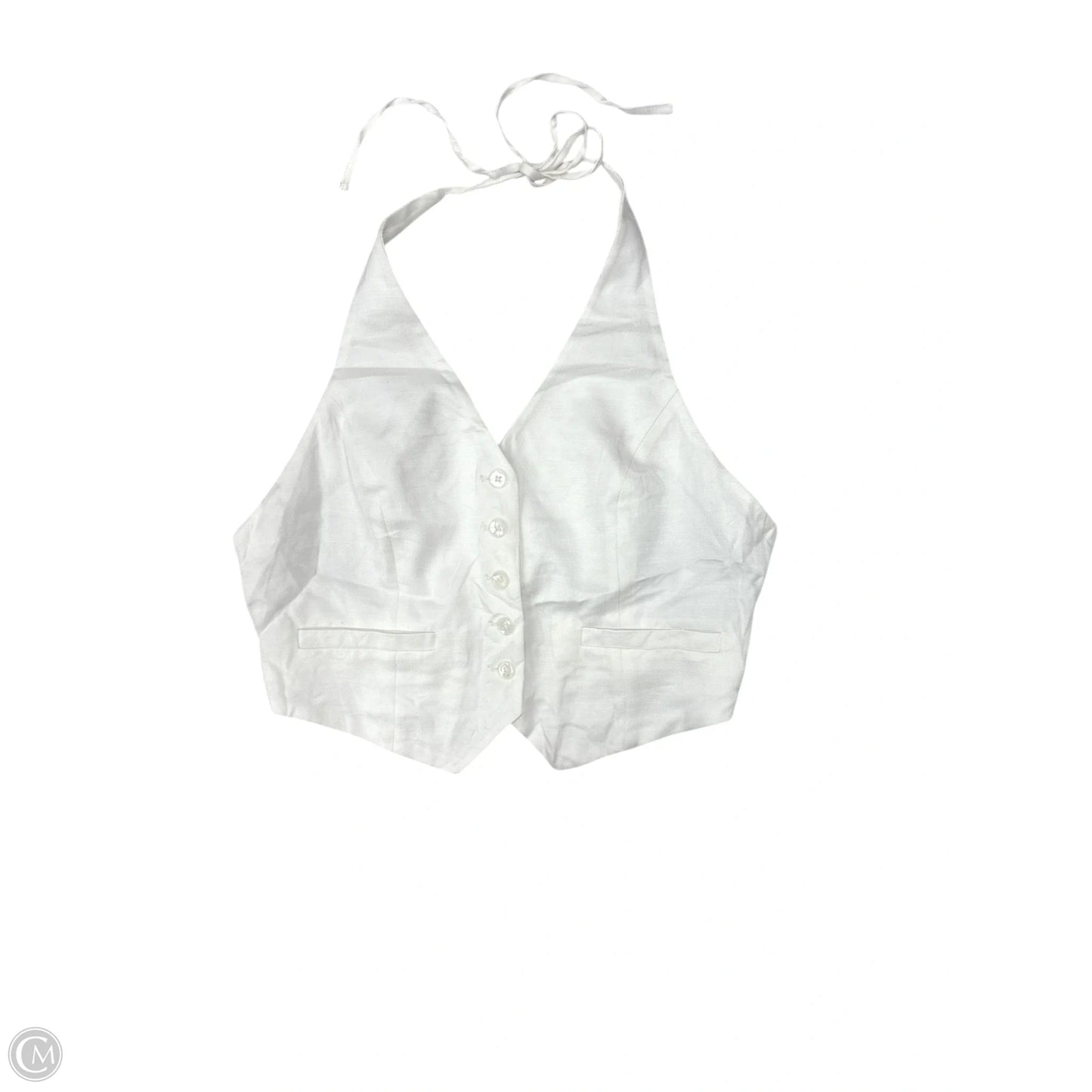 Top Sleeveless By Express In White, Size: Xs