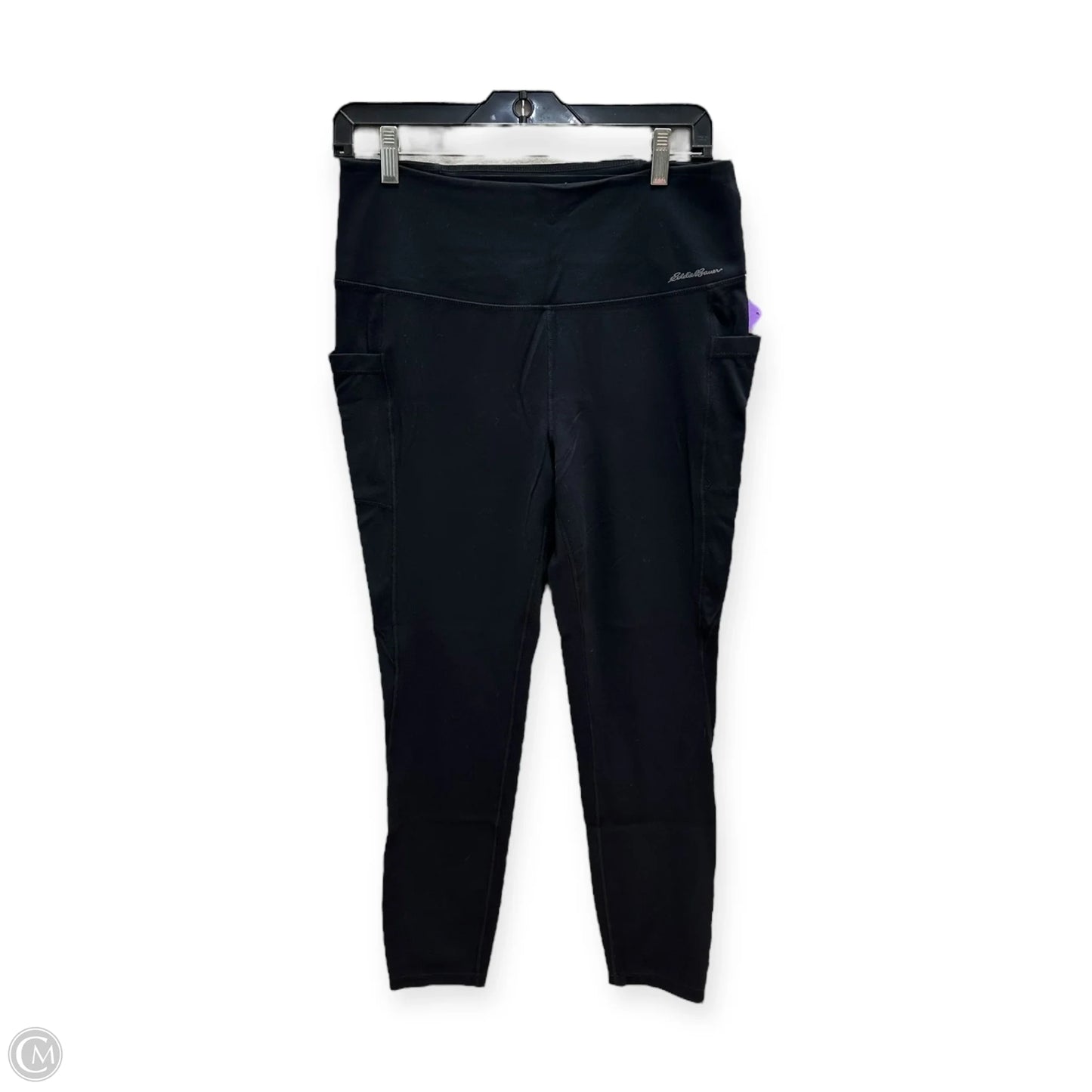Athletic Leggings By Eddie Bauer In Black, Size: L