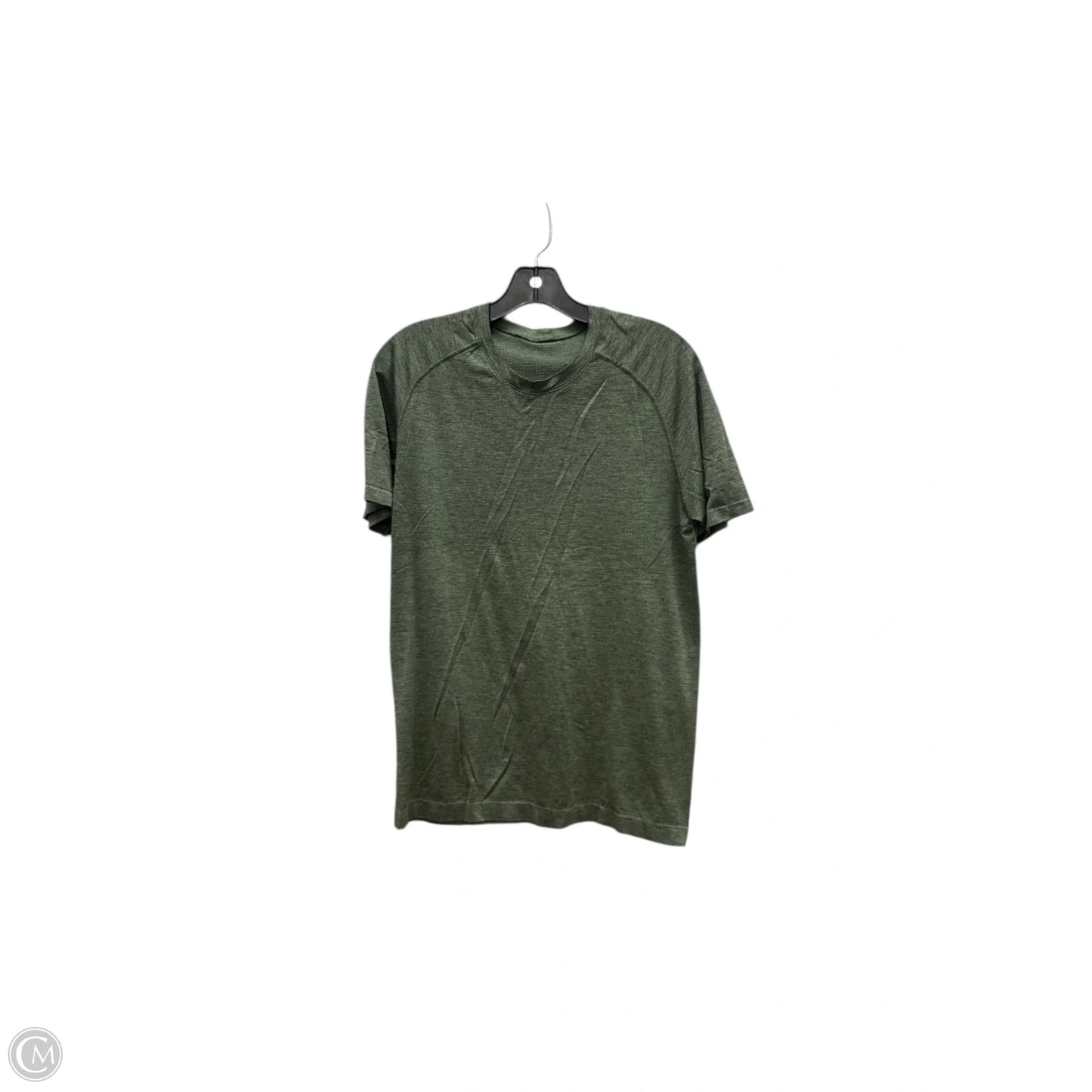 Athletic Top Short Sleeve By Lululemon In Green, Size: S