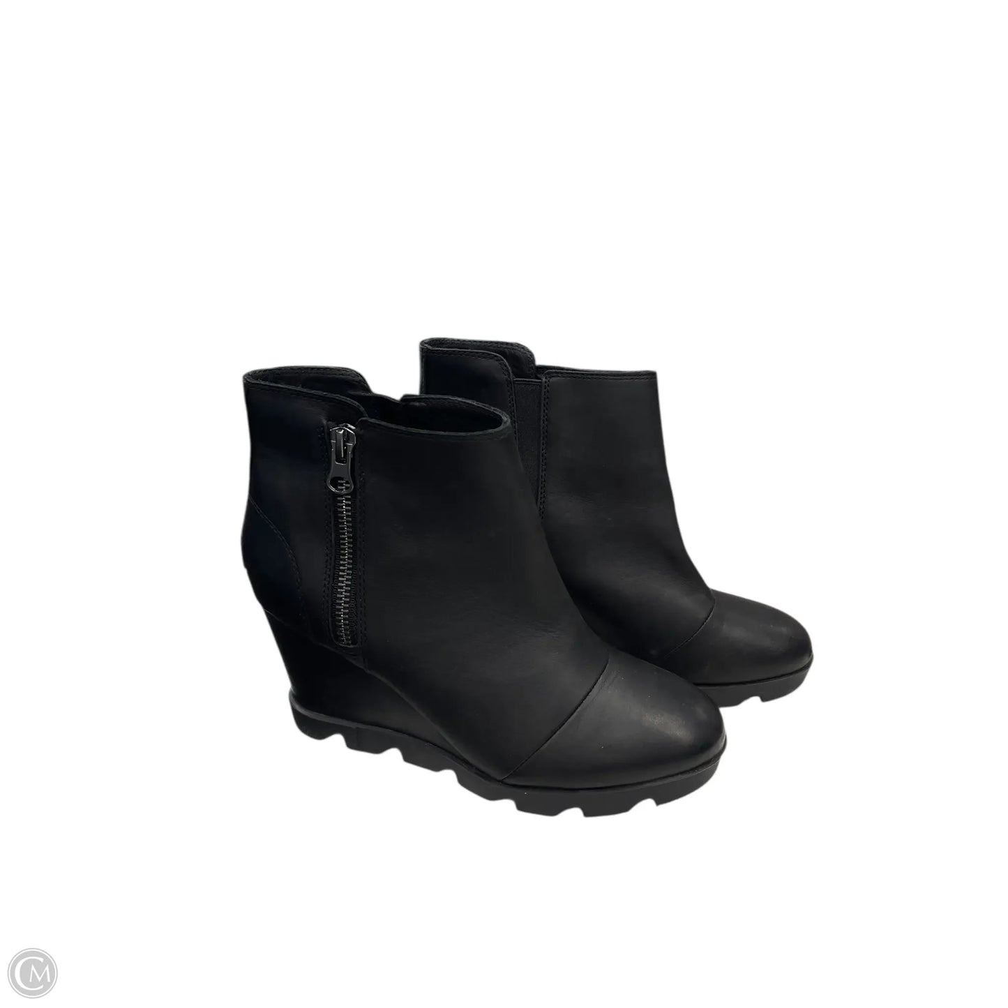 Boots Ankle Heels By Sorel In Black, Size: 10