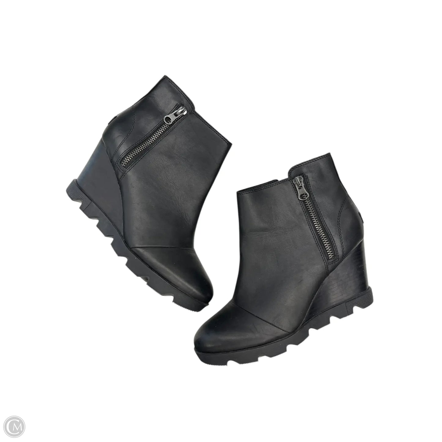 Boots Ankle Heels By Sorel In Black, Size: 10