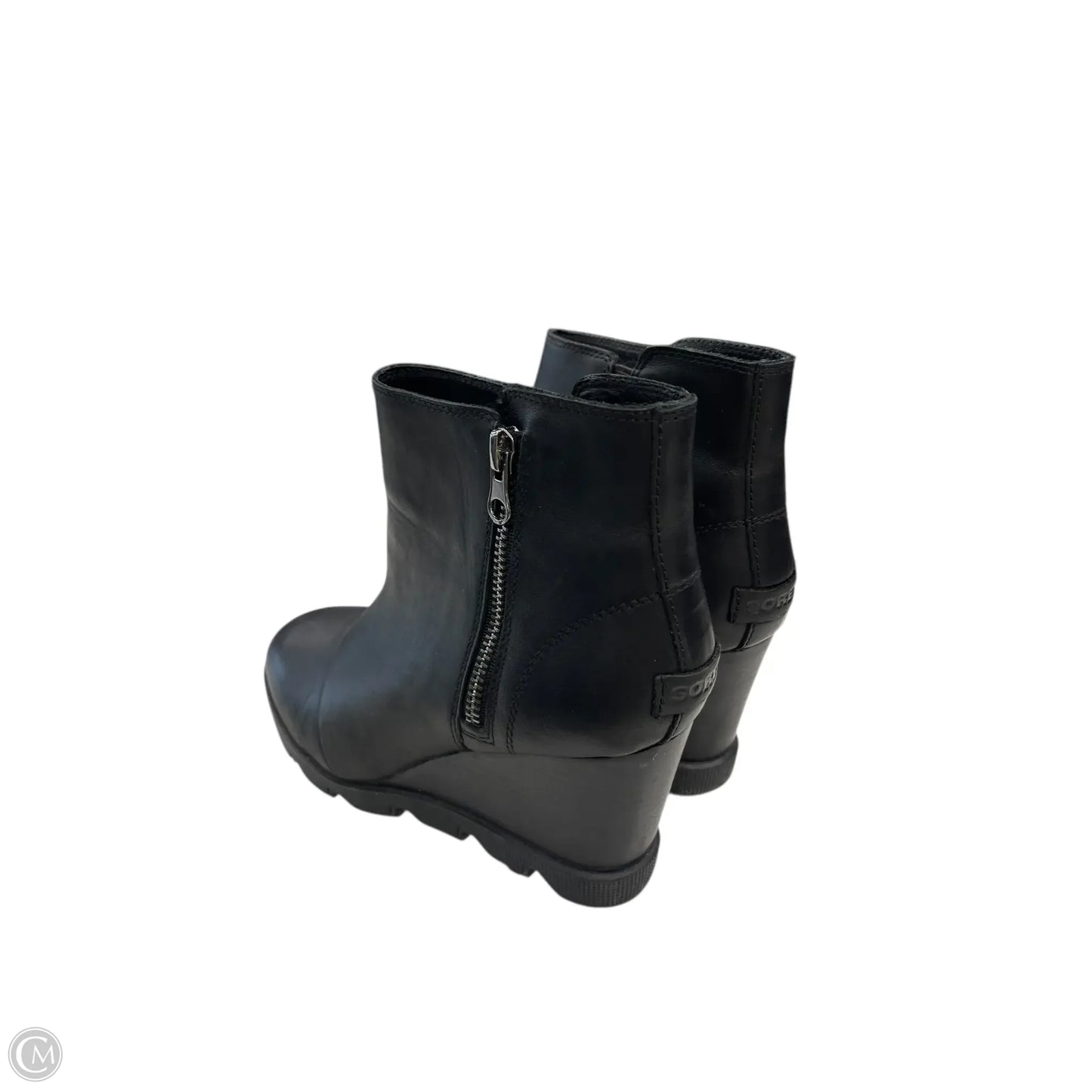 Boots Ankle Heels By Sorel In Black, Size: 10