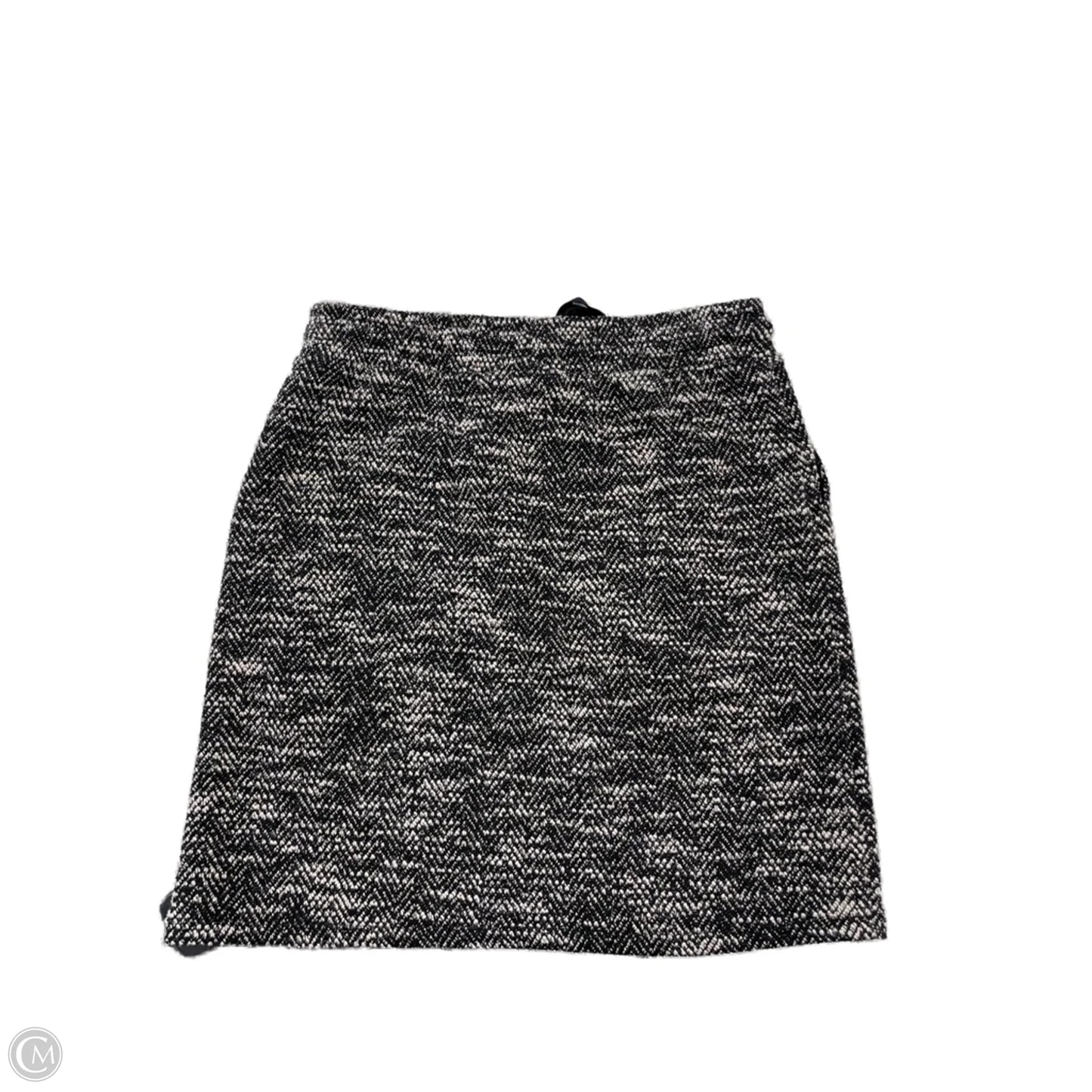 Skirt Mini & Short By Loft In Black & Cream, Size: Xsp